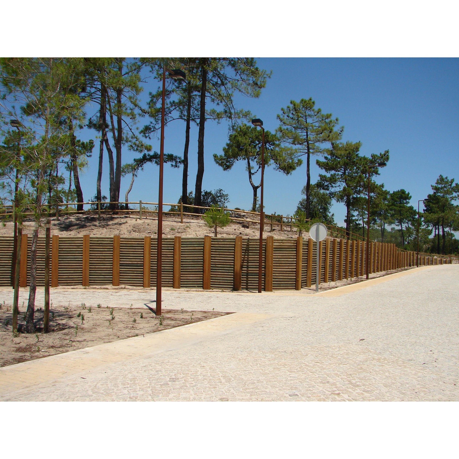 Poste de madeira TORNEADO CARMO 150X6CM - 7