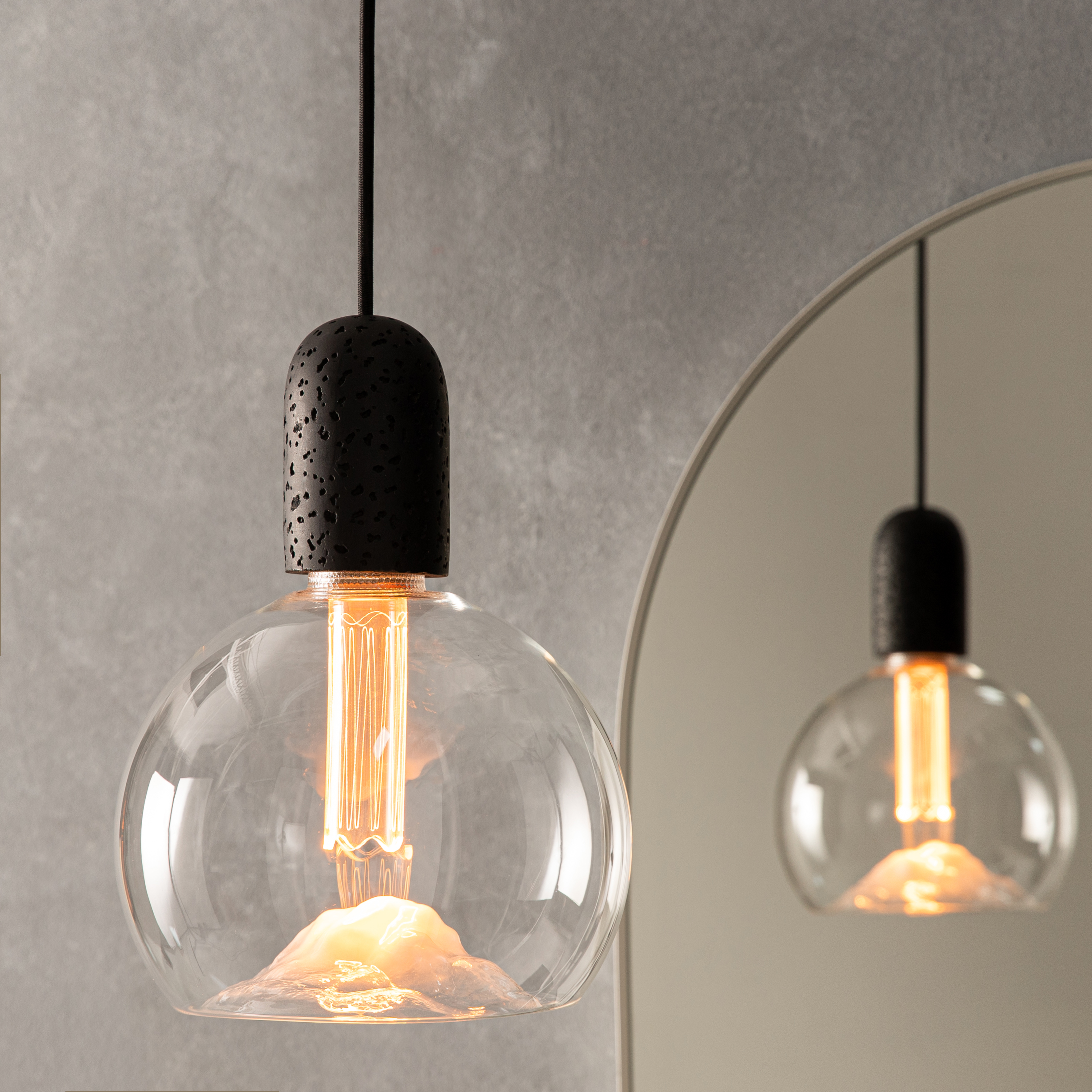 Lampa wisząca Rood czarna E27 Inspire - 6