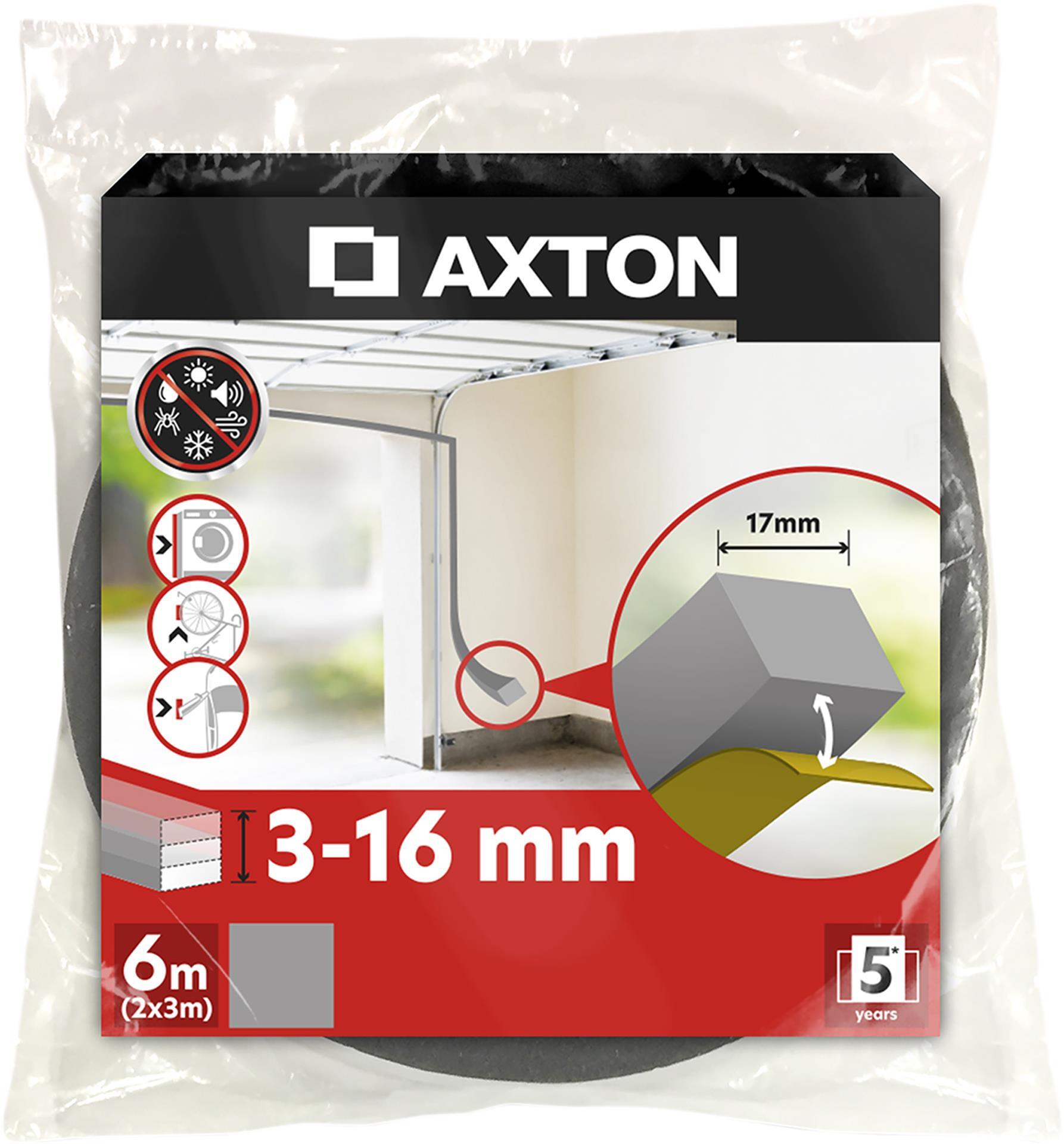 Espuma adesiva cinzento 16mmx6m Axton - 8
