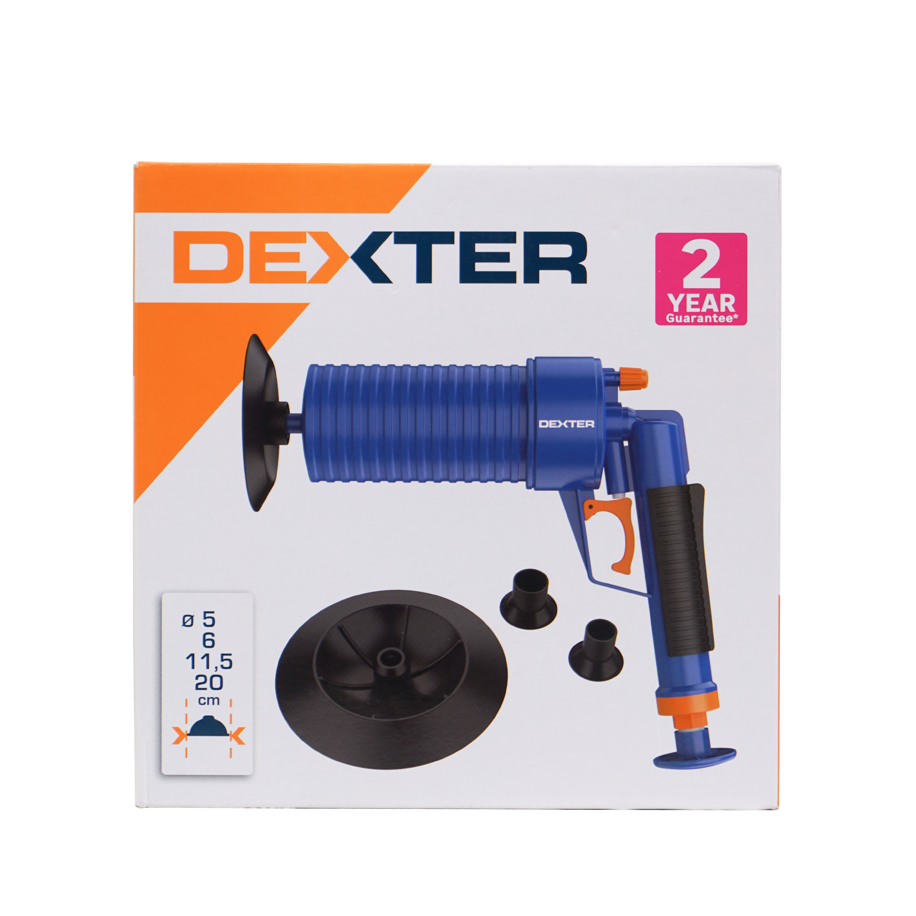 Mechaniczny przepychacz do czyszczenia odpływu XMAG03 DEXTER - 4