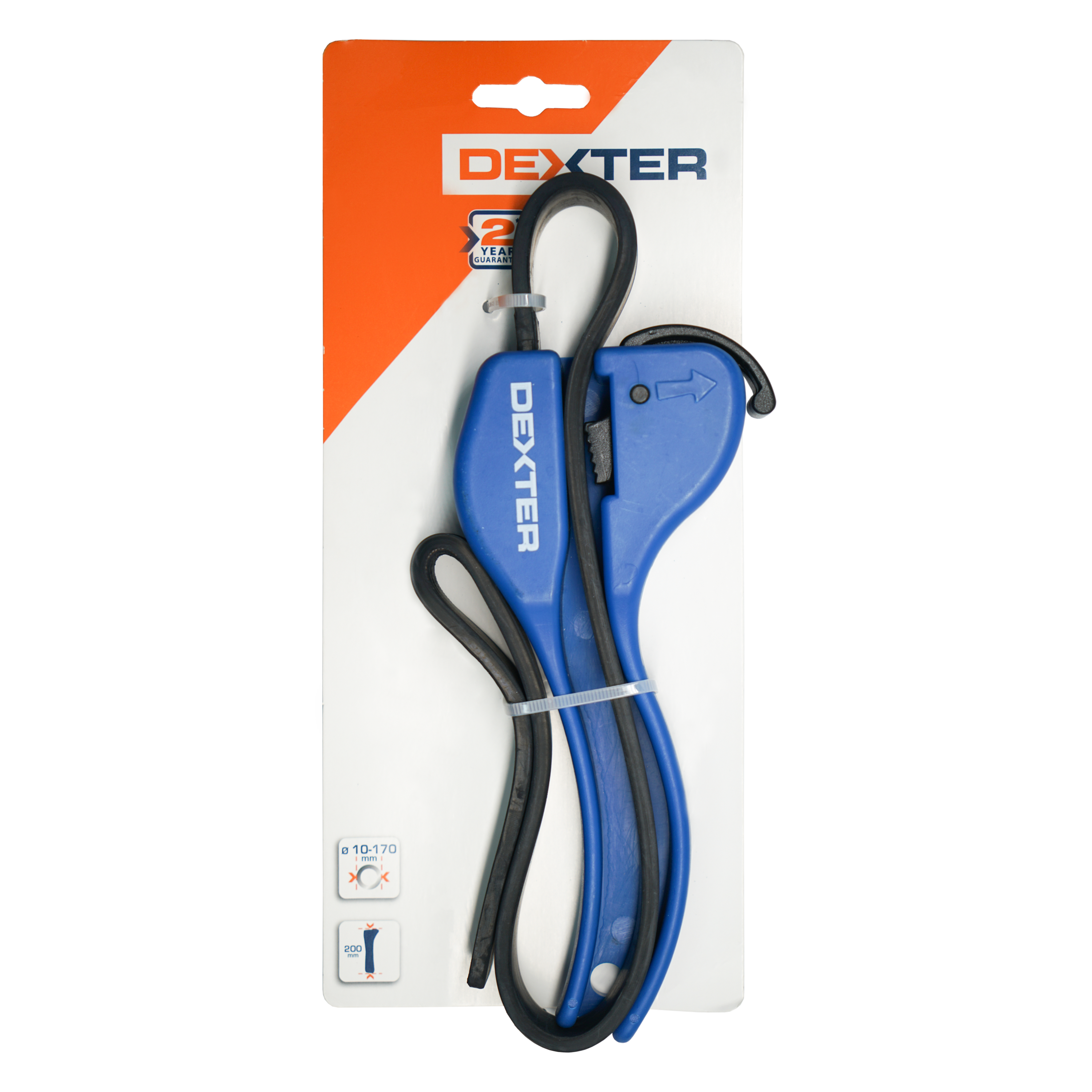 Clé à courroie à ouverture 150 mm DEXTER, L.190 mm - 2