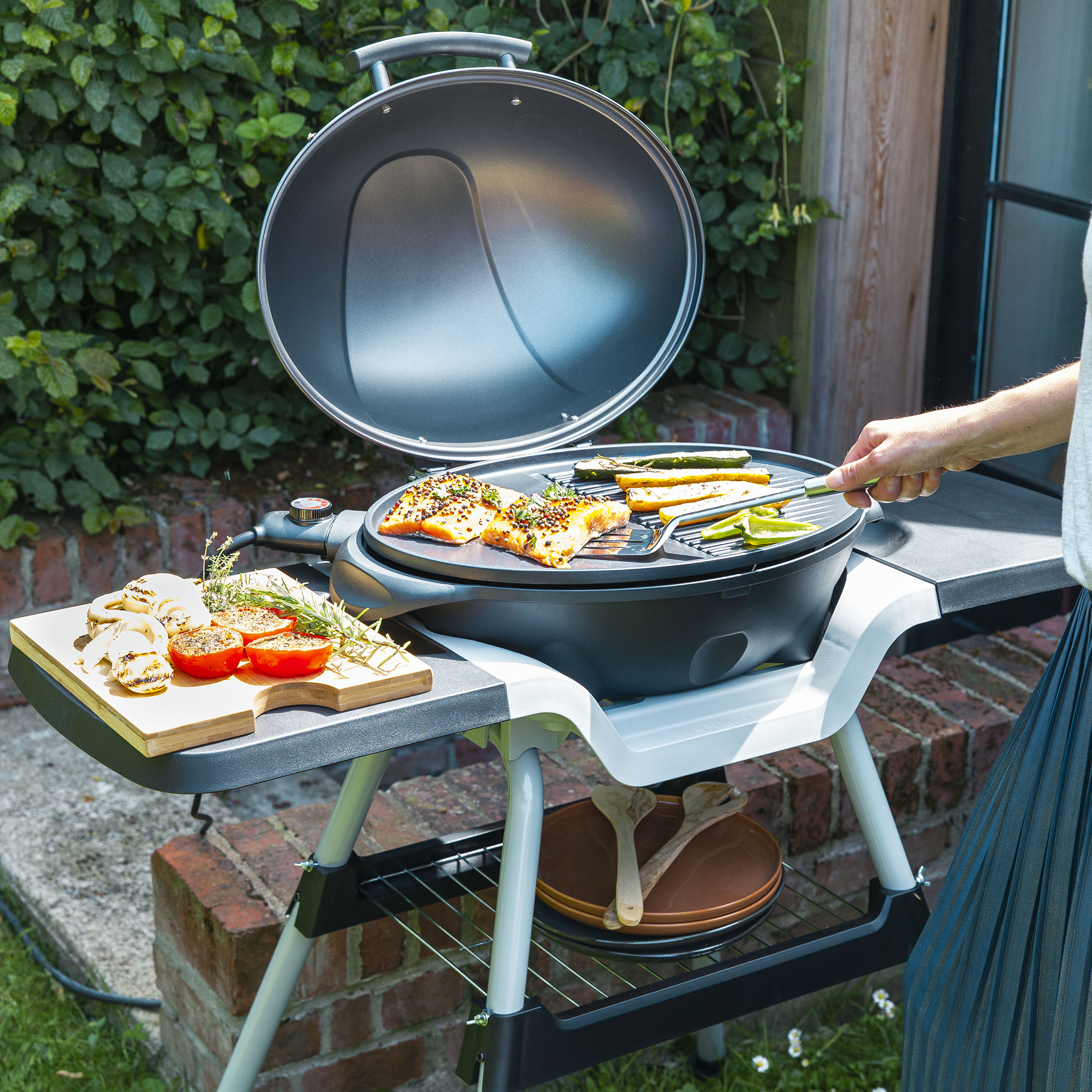Pinza per barbecue in inox grezzo NATERIAL L 7.5 x L 35.5 x H 2.8 cm - 3