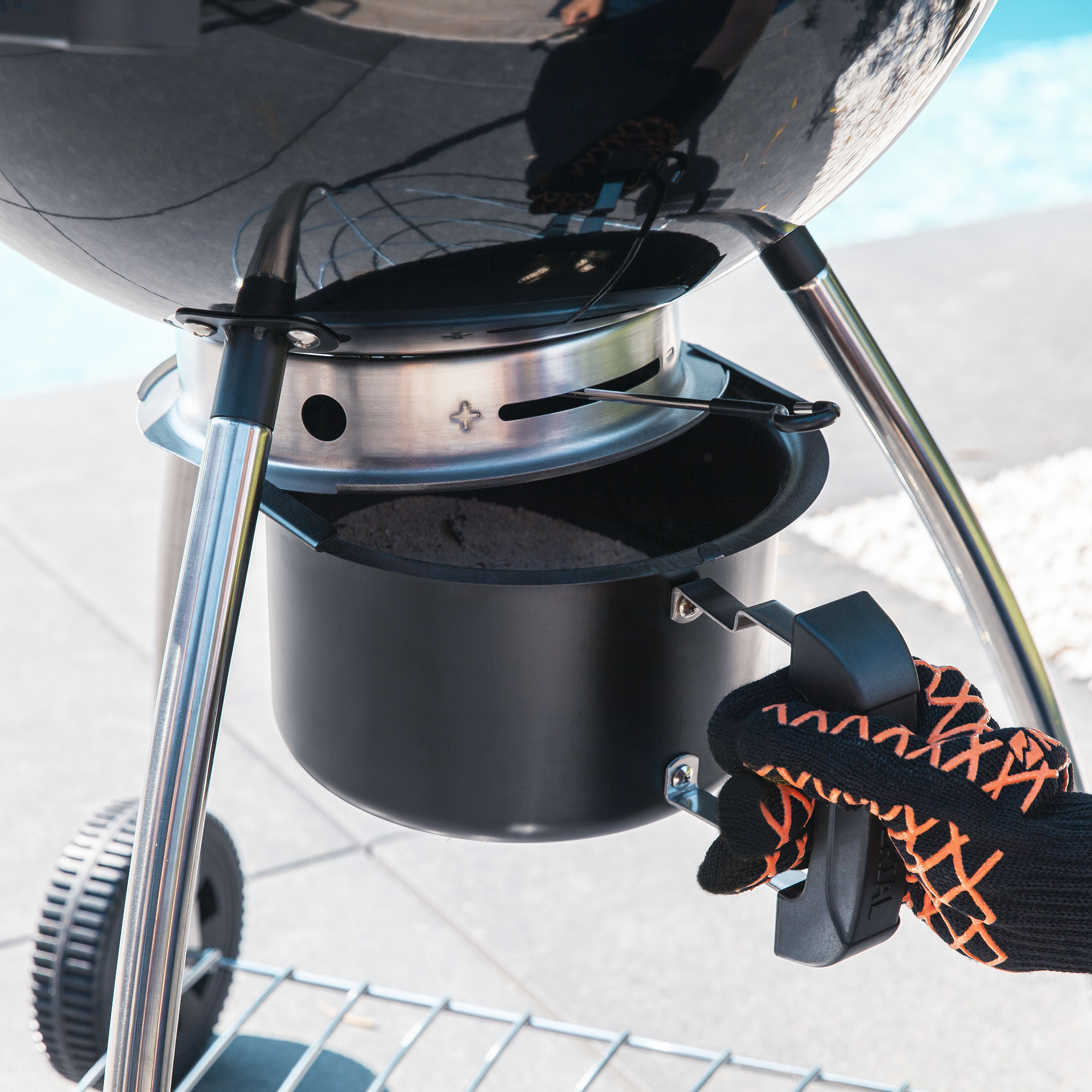 Barbecue a carbonella Phoenix Beta II nero NATERIAL ø 57 cm - 25