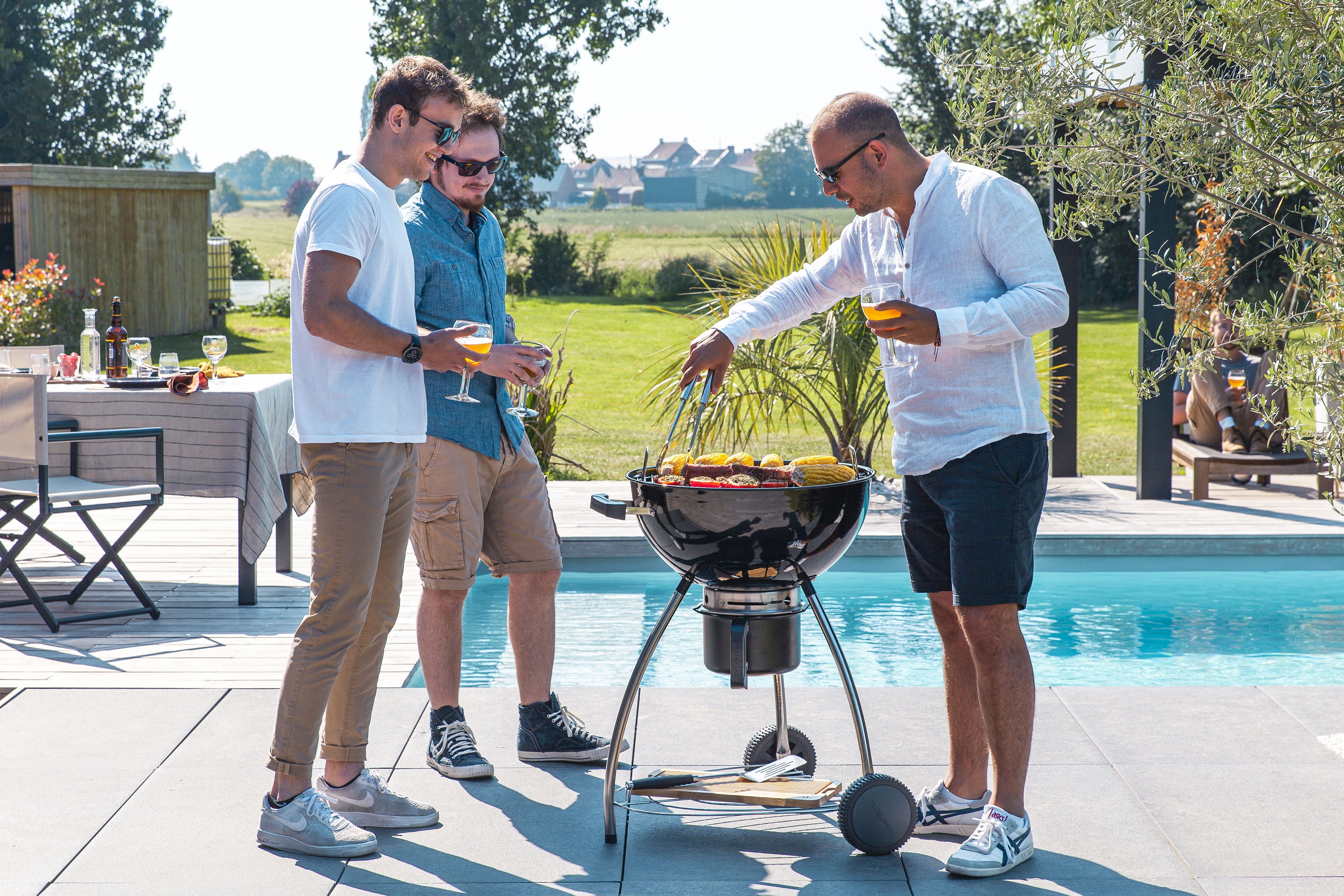 Barbecue a carbonella Phoenix Beta II nero NATERIAL ø 57 cm - 2
