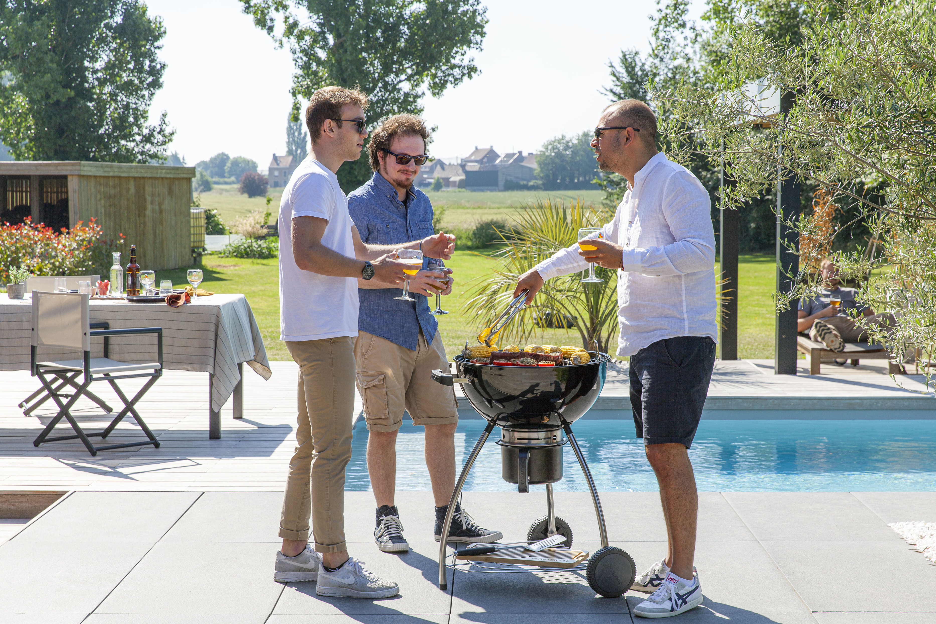 Barbecue charbon de bois NATERIAL ø 55 Phoenix Beta 2 noir - 3