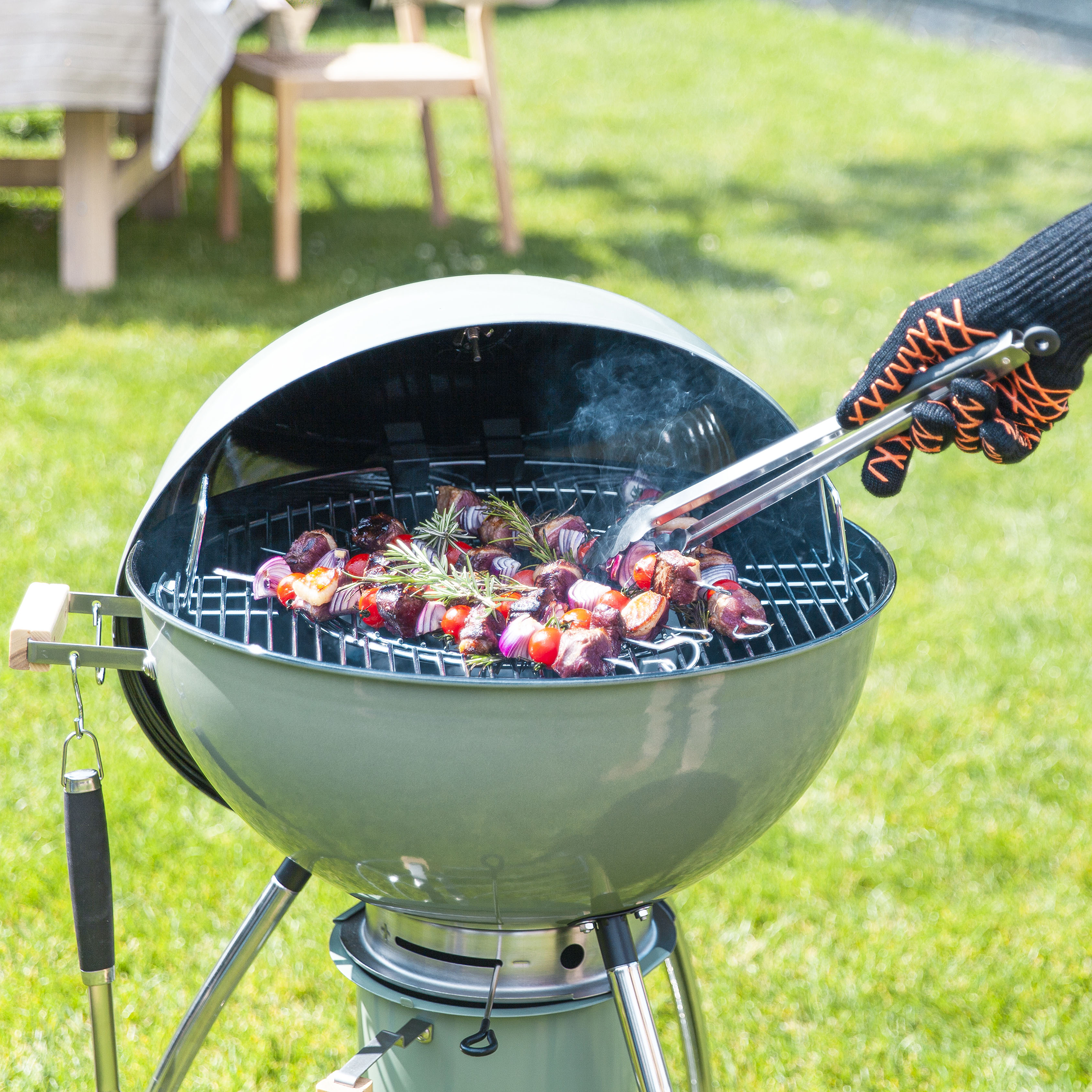 Pince en inox avec manche ergonomique NATERIAL pour barbecue - 2