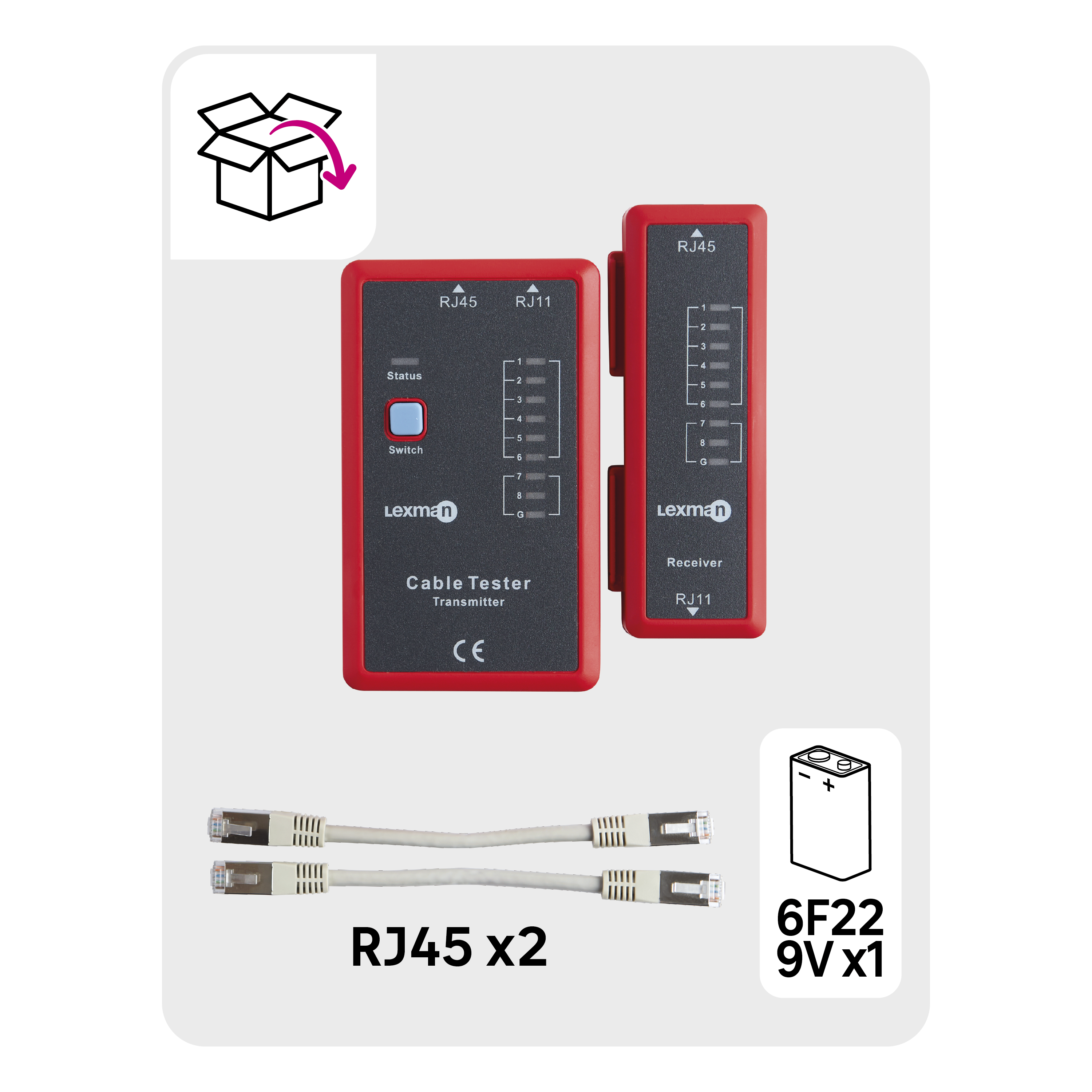 Testeur de tension, LEXMAN - 8