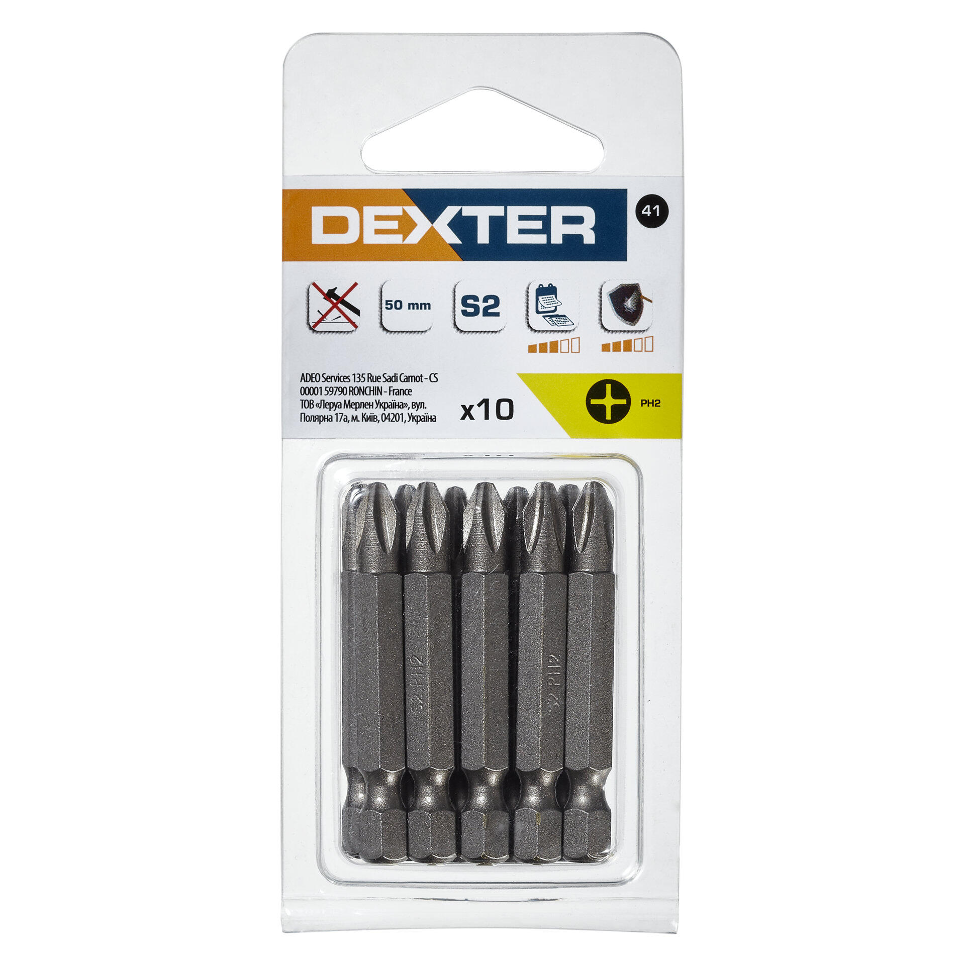 10 pontas DEXTER PH2 50MM - 4