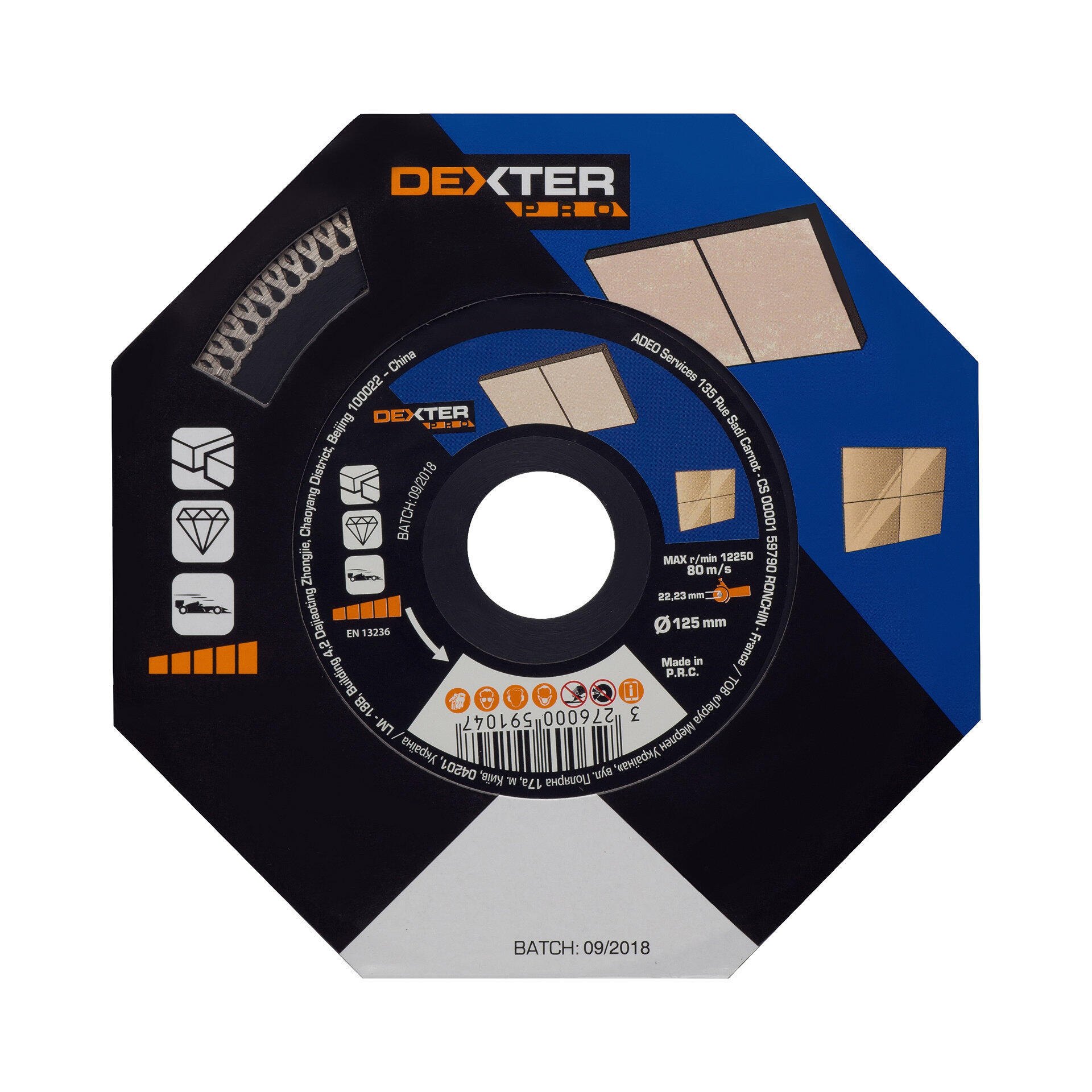 Disco diamante DEXTER PRO CERÂMICA GRES D125MM - 3