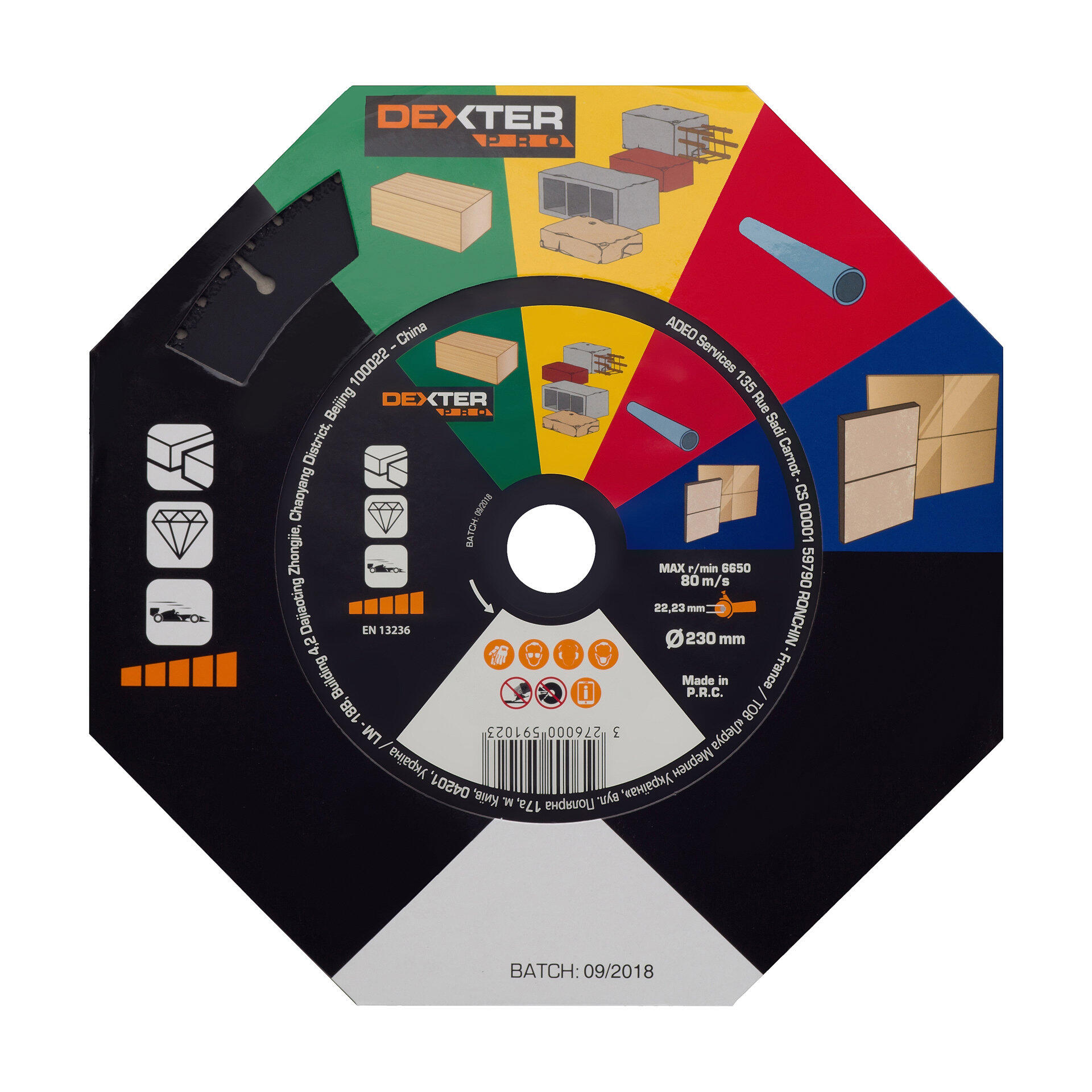 Disco diamante DEXTER PRO MULTIMATERIAL D230MM - 5
