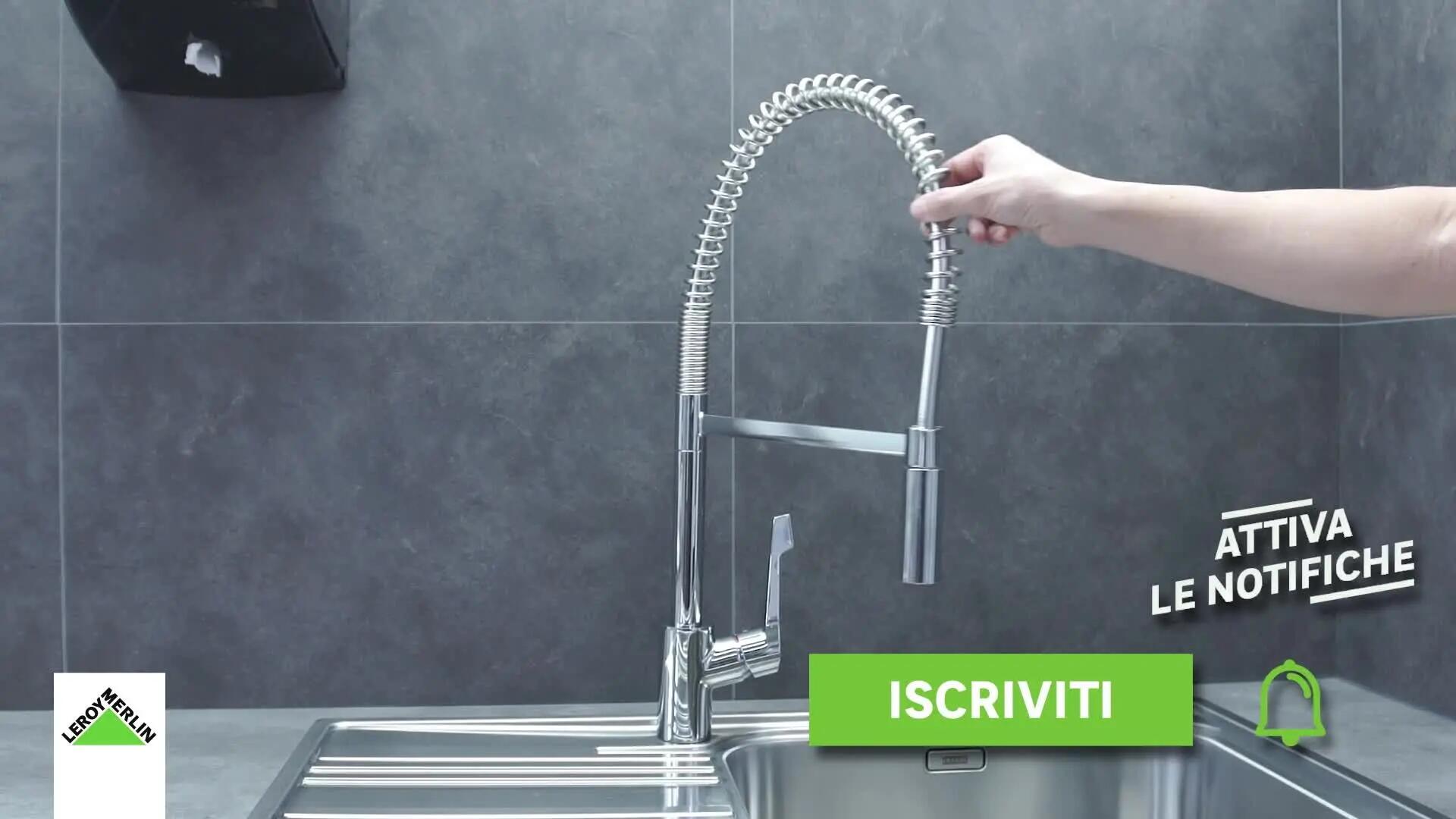 Rubinetto da cucina con doccetta a collo di cigno Cento XXL cromo lucido HANSGROHE - 2