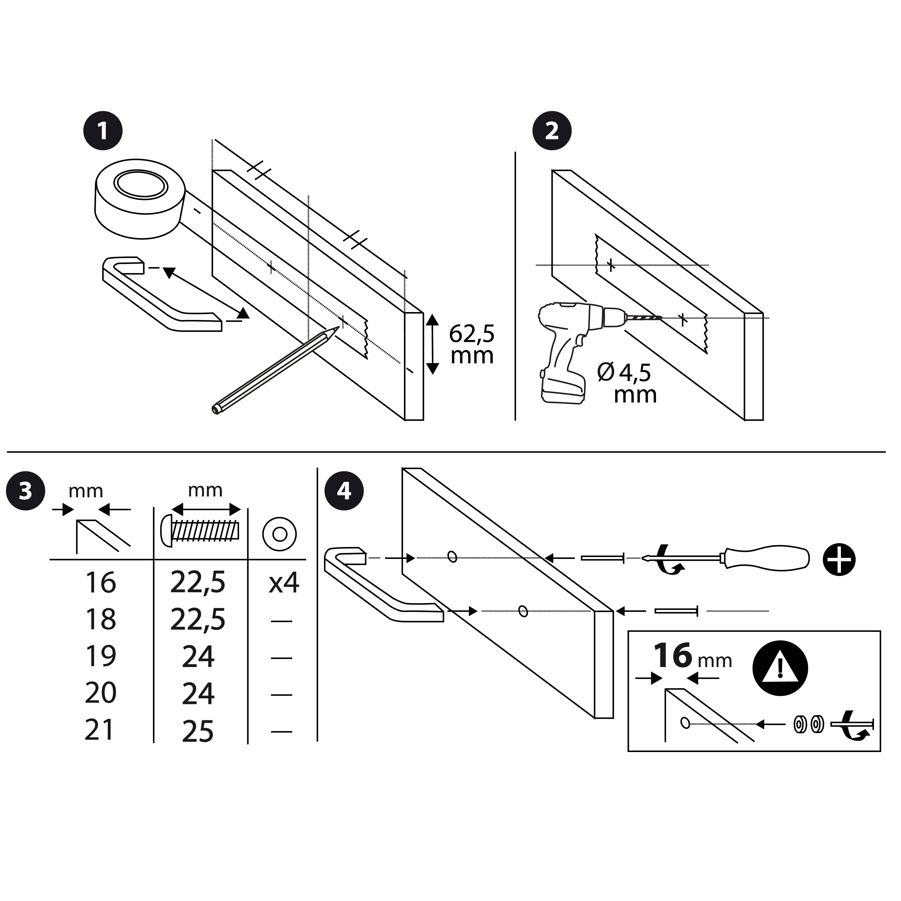 2 puxadores para móvel INSPIRE ASA LEROS 160MM - 7