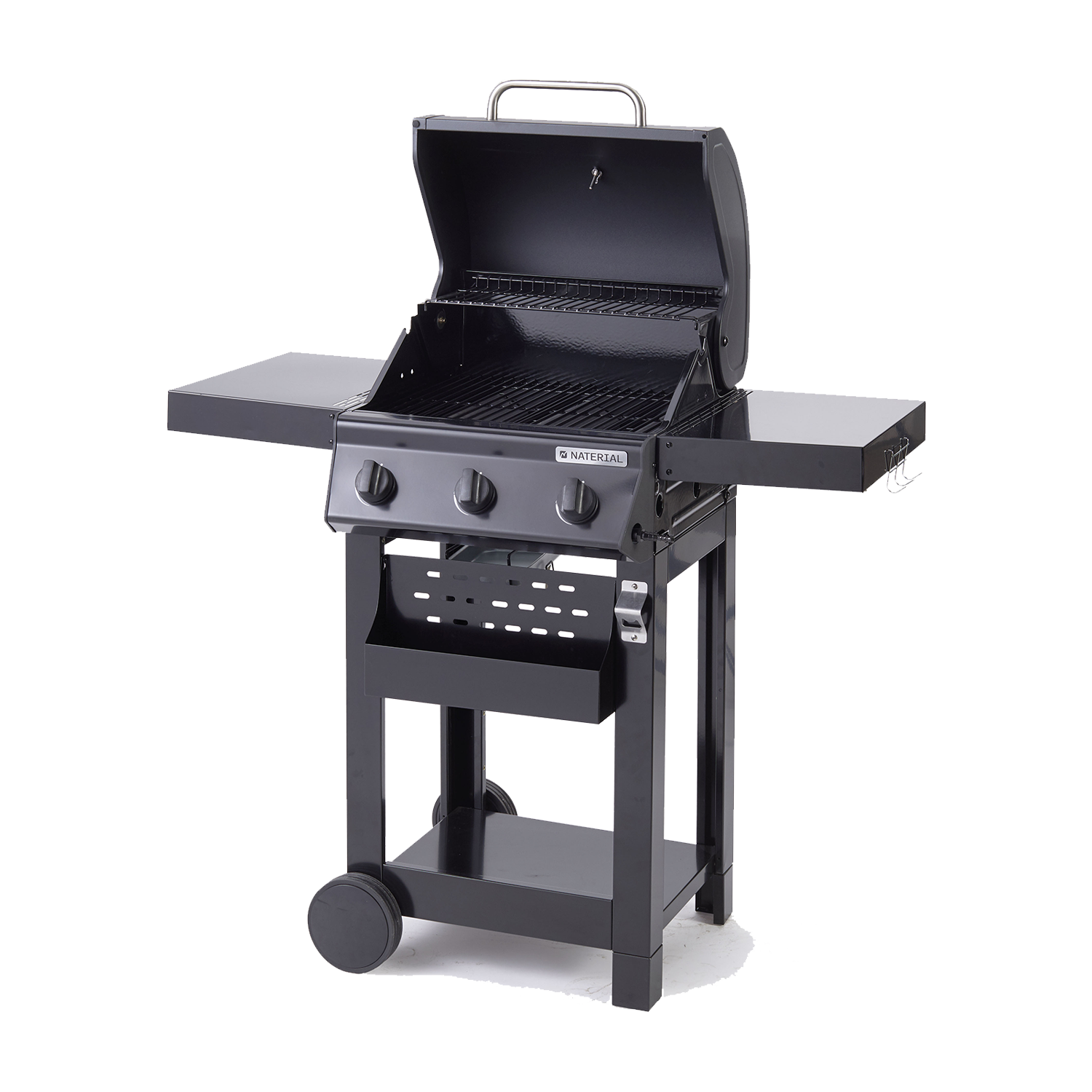 Barbacoa de gas naterial alton de 3 quemadores y 9 kw de potencia