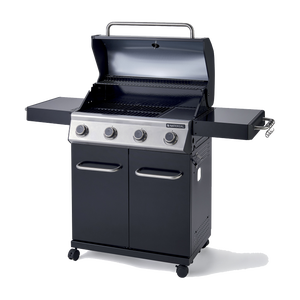 Barbecue Gaz Vesuvio Happy Garden - 6 Brûleurs, Plancha Intégrée, 18kW