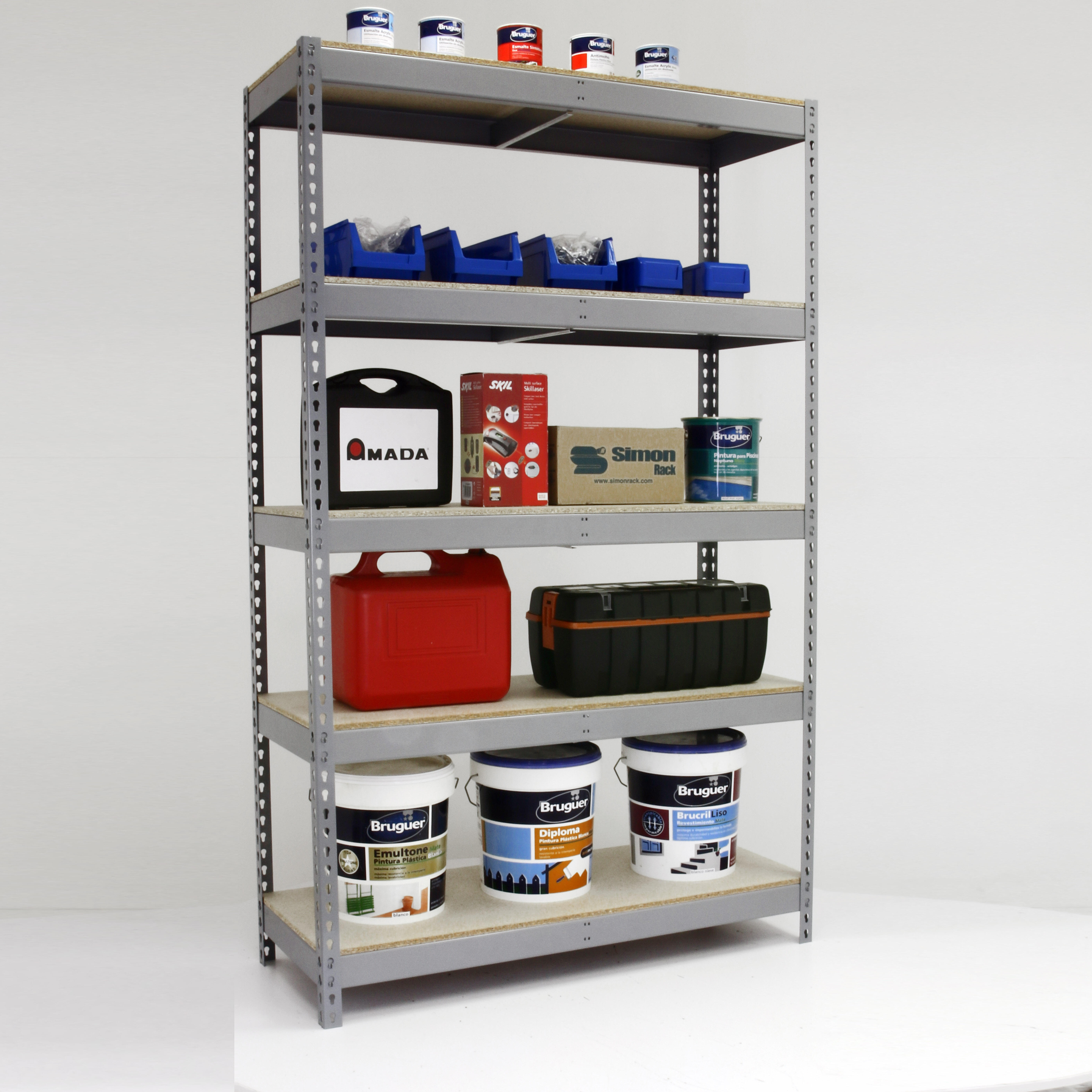 Estantería metálica en kit simonrack 200x150x45cm