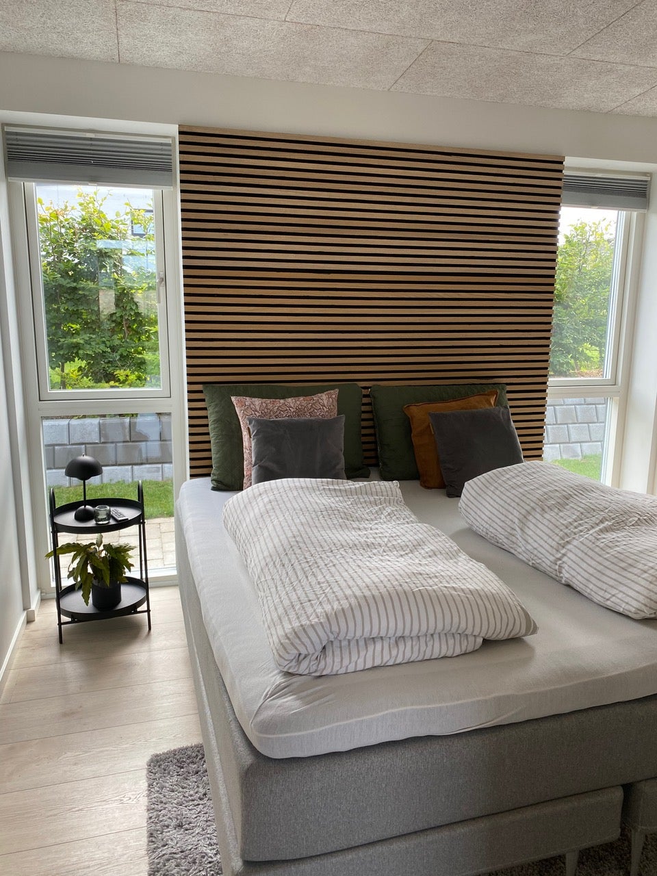 Pannello decorativo fonoassorbente Light FIBROTECH nero e rovere chiaro L 250 x L 60 cm, Sp 9 mm - 7