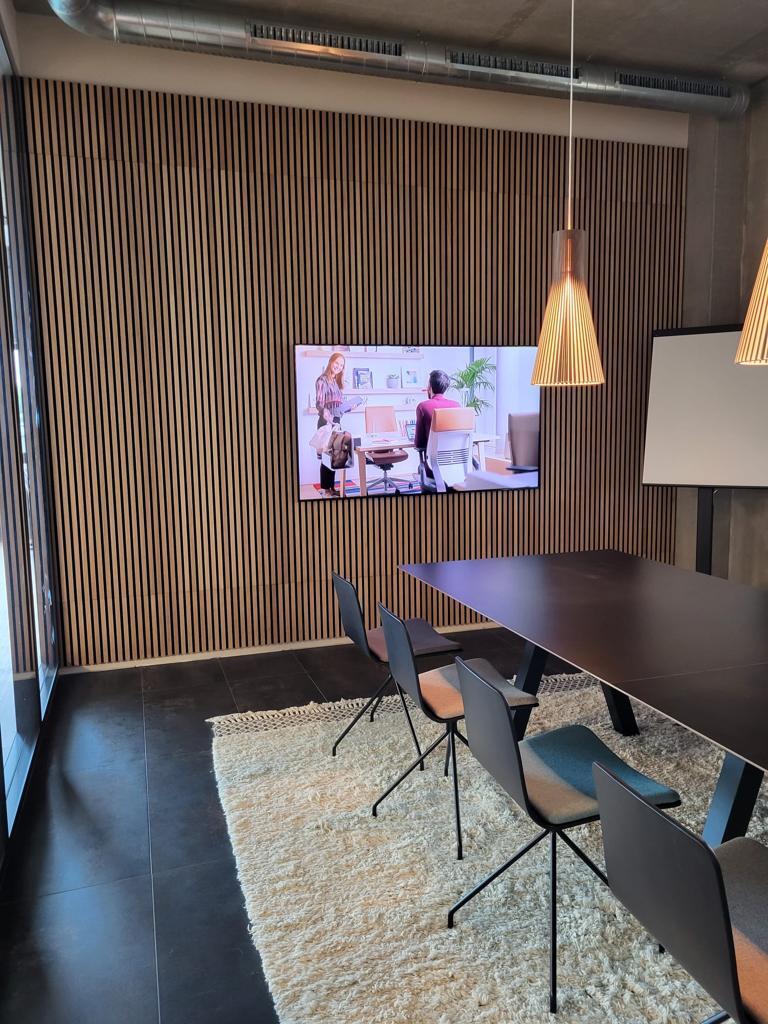 Pannello decorativo fonoassorbente Superior FIBROTECH nero e rovere chiaro L 244 x L 60 cm, Sp 22 mm - 5