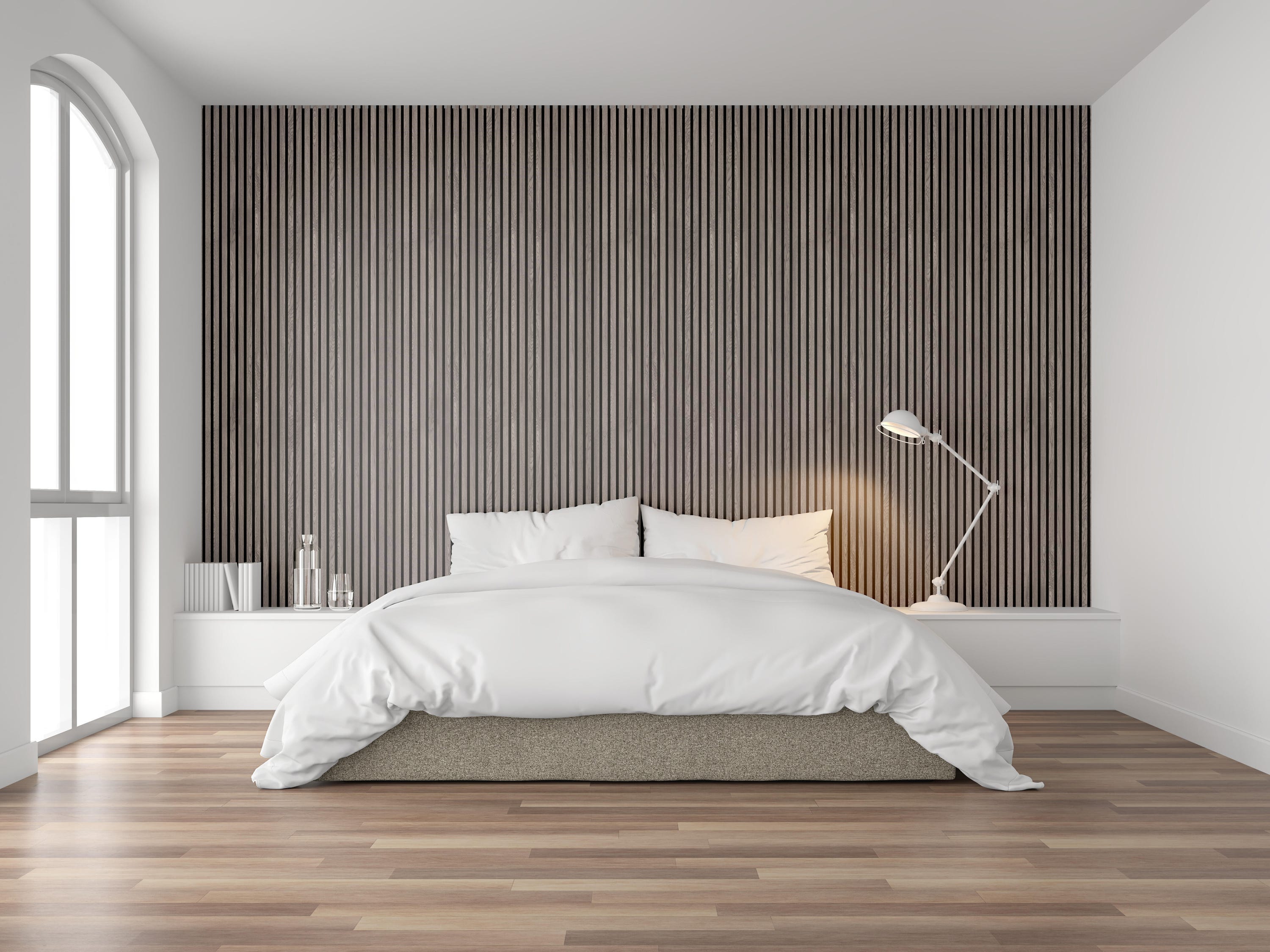 Pannello decorativo fonoassorbente Superior FIBROTECH Rovere grigio L ...