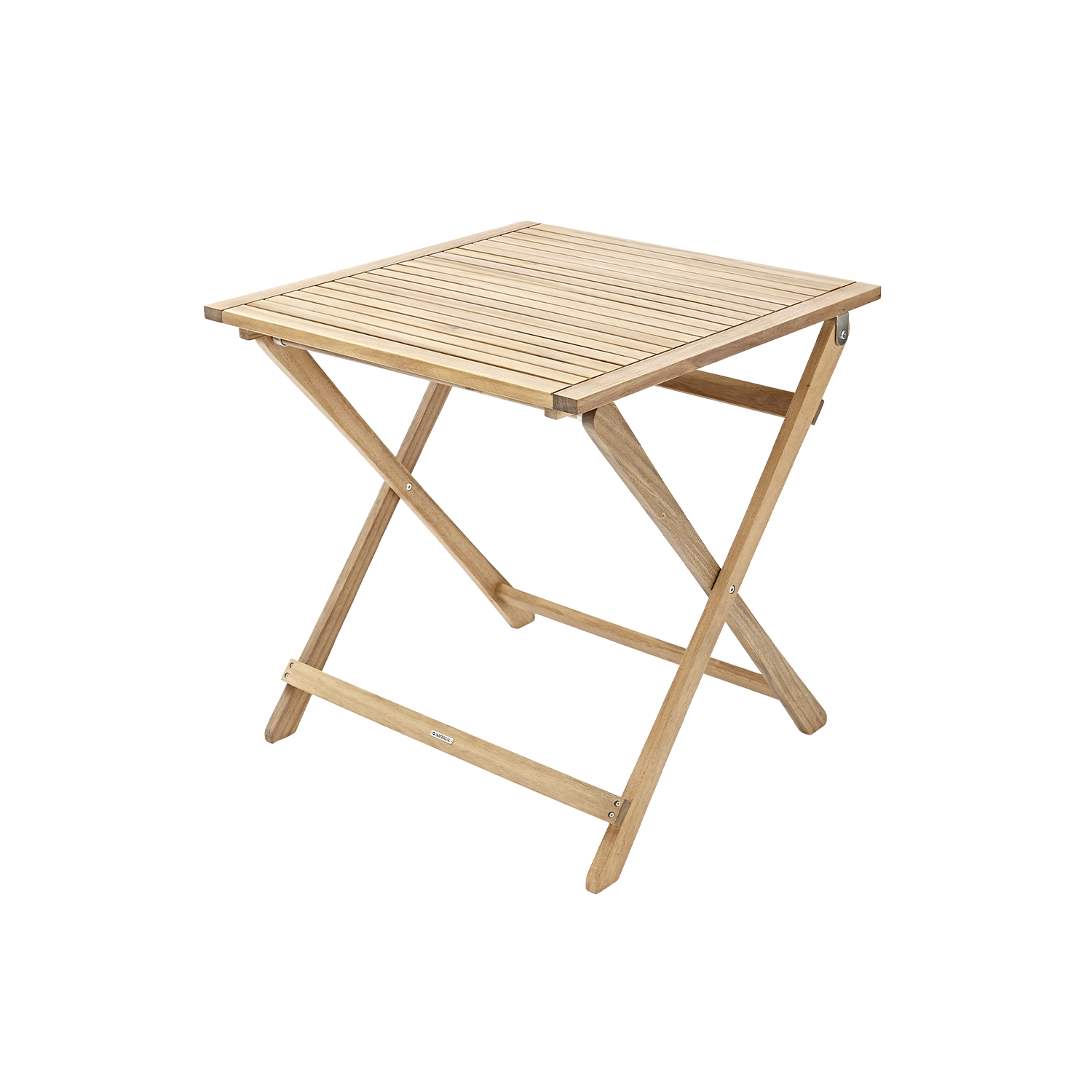 Mesa de madeira NATERIAL SOLIS ORIGAMI 70X70CM ACACIA - 18