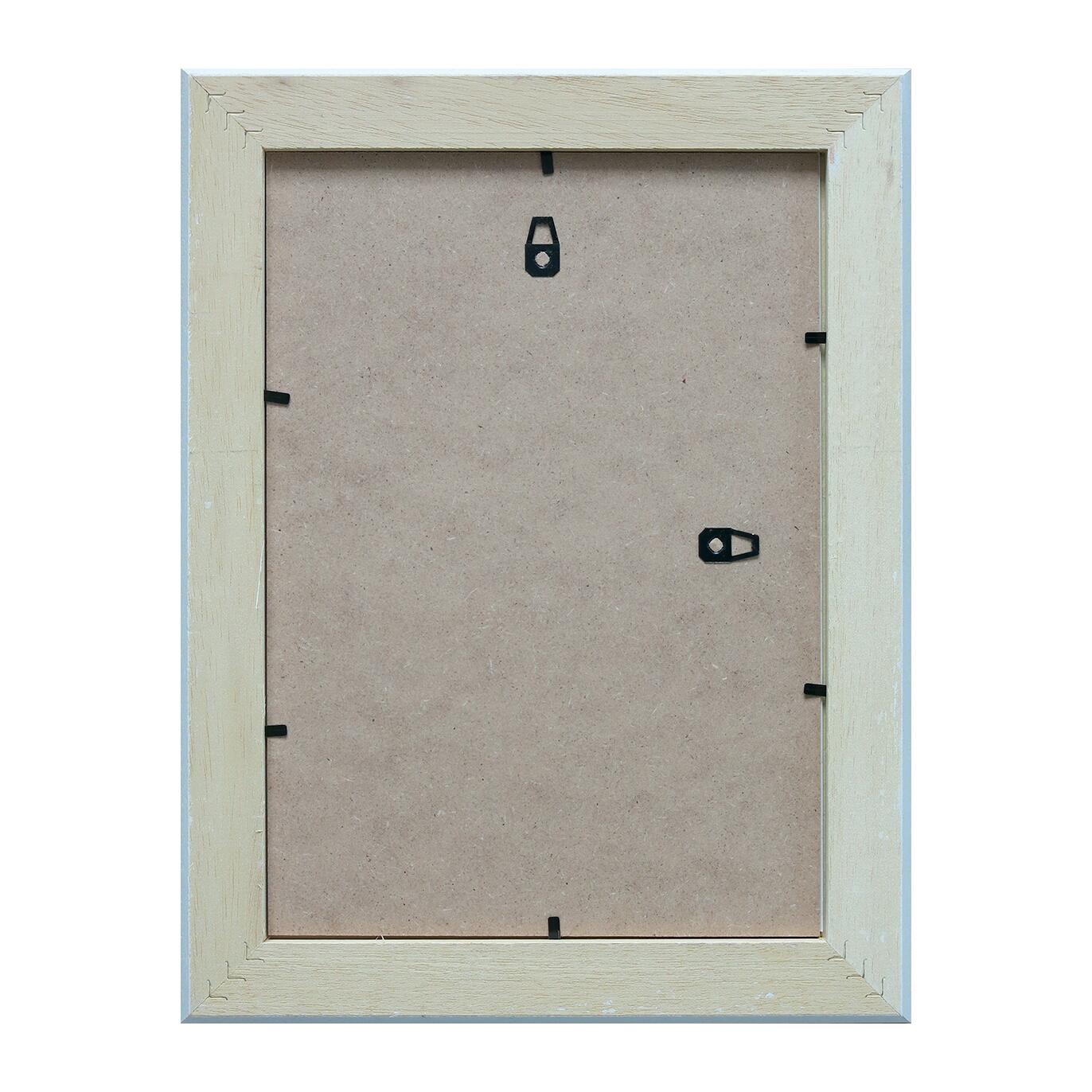 Cornici Per Foto 40x60 Cm WOLTU | Set Da 2 | Bianco Plastica | Portafoto Da Parete E Tavolo Con Passepartout | Verticale E Orizzontale - 3