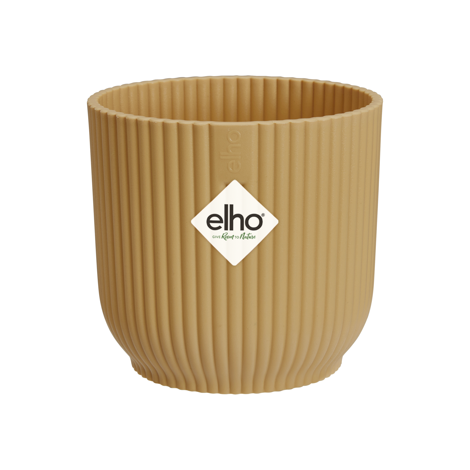 Vaso per piante e fiori VIBES ELHO in polipropilene giallo H 6.5 cm Ø 7 cm - 3