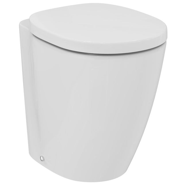 Vaso WC filomuro IDEAL STANDARD connect freedom, sedile incluso P 55.5 x L 36.5 x H 46 cm bianco