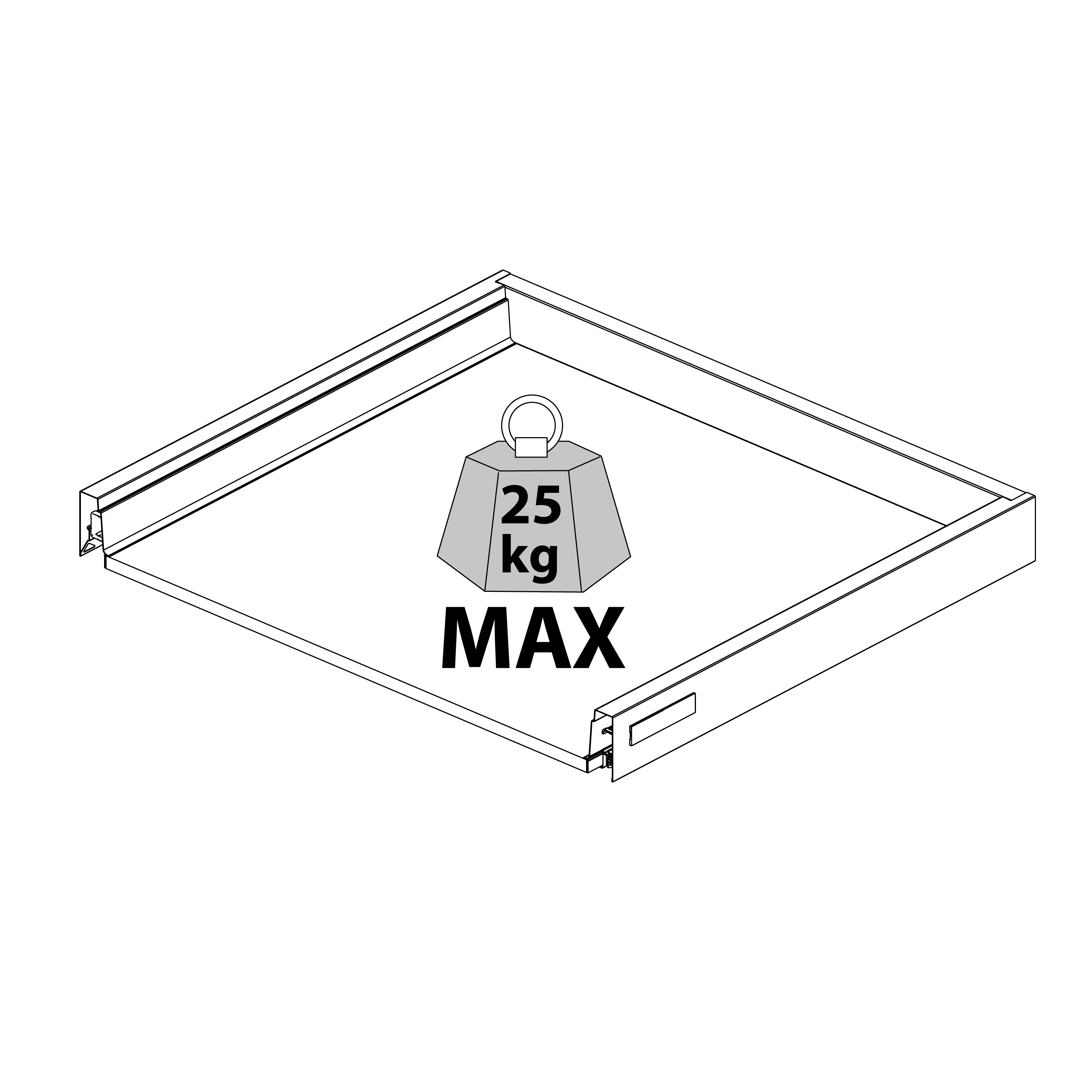 Szuflada kuchenna 80 cm S Delinia iD - 11