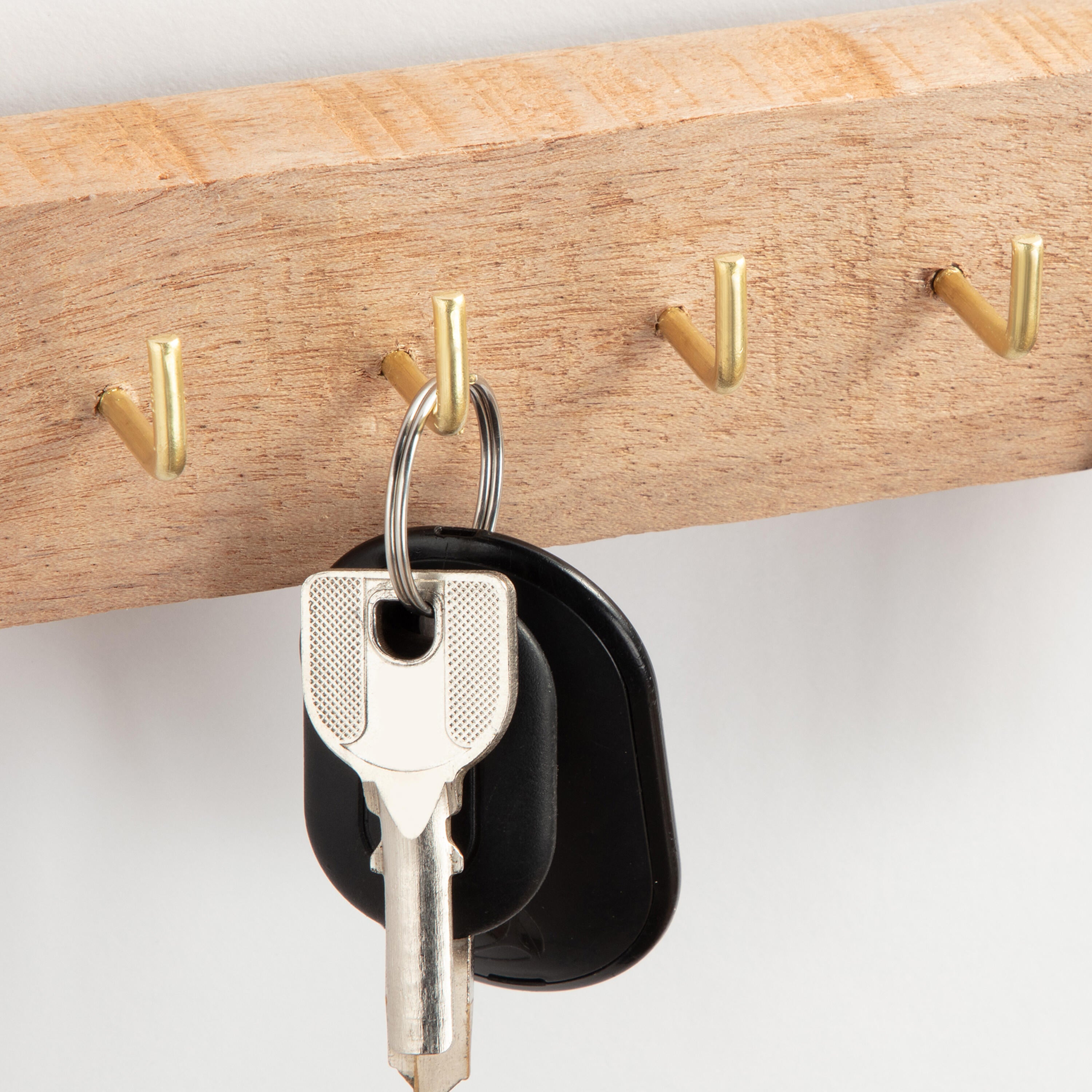 4 alcayata de latón de 60 mm de longitud - 2