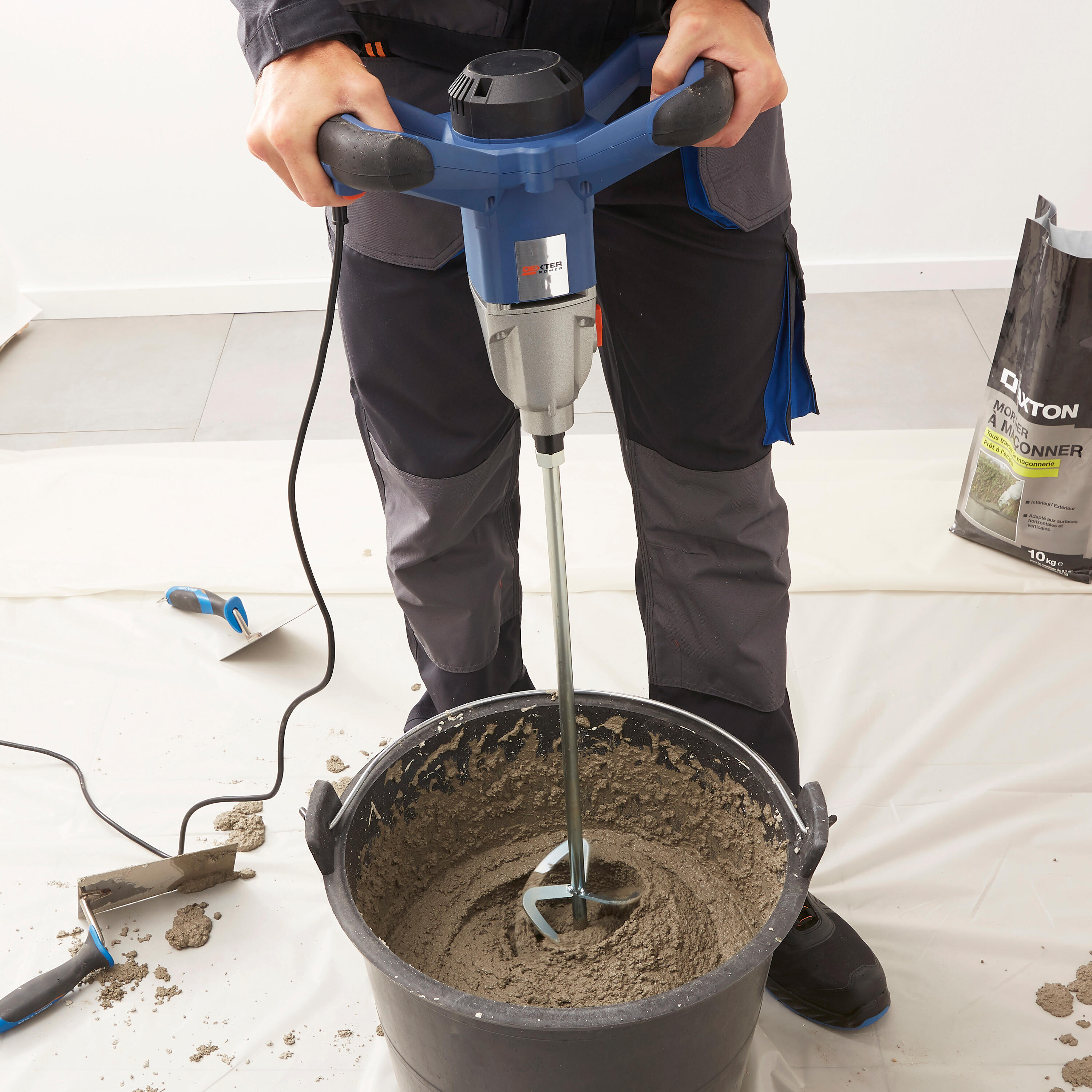 Malaxeur électrique DEXTER POWER, 1400 W - 2