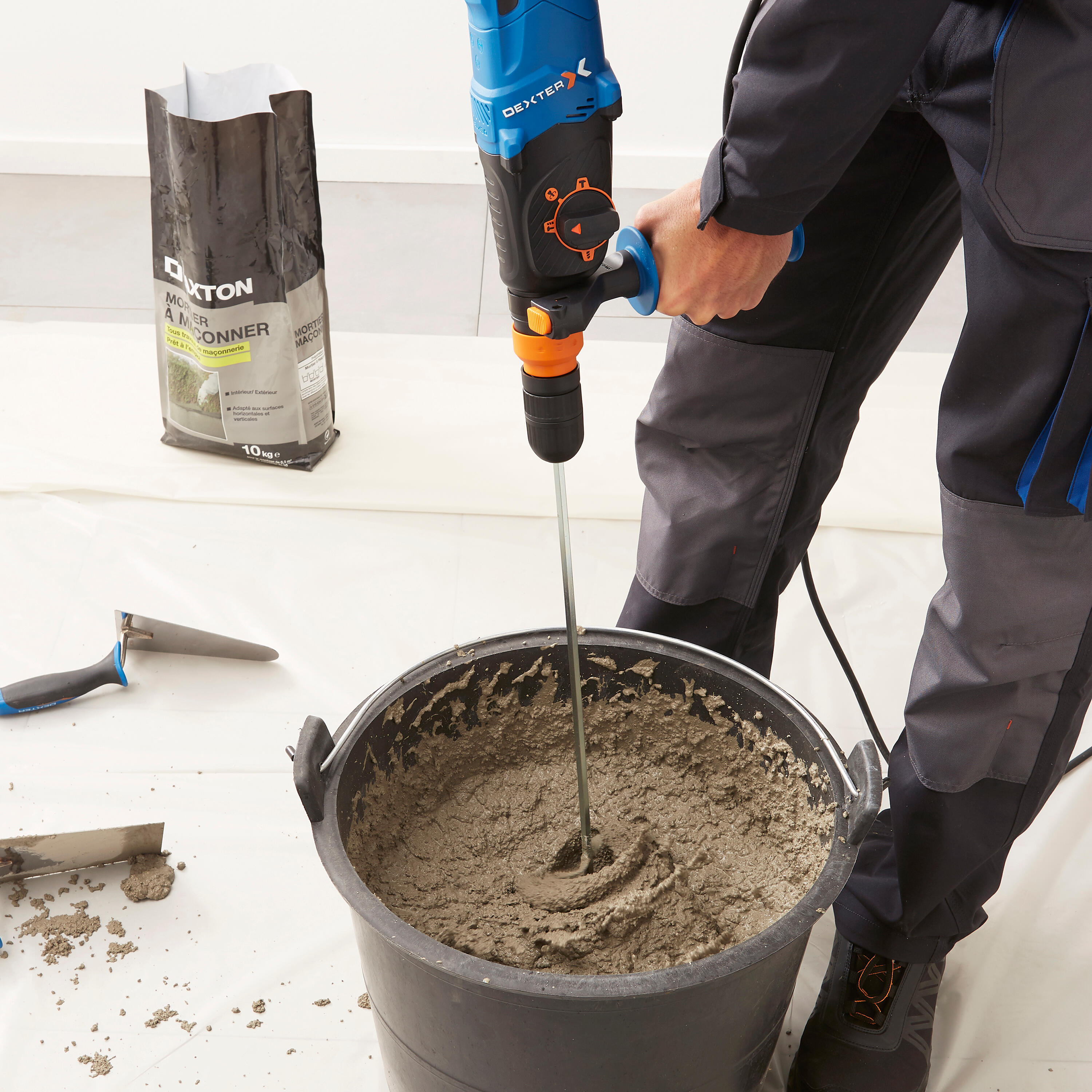 Trapano Miscelatore Multiuso 1400W EINHELL TC-MX 1400-2 E Cemento Vernice - Foto 5