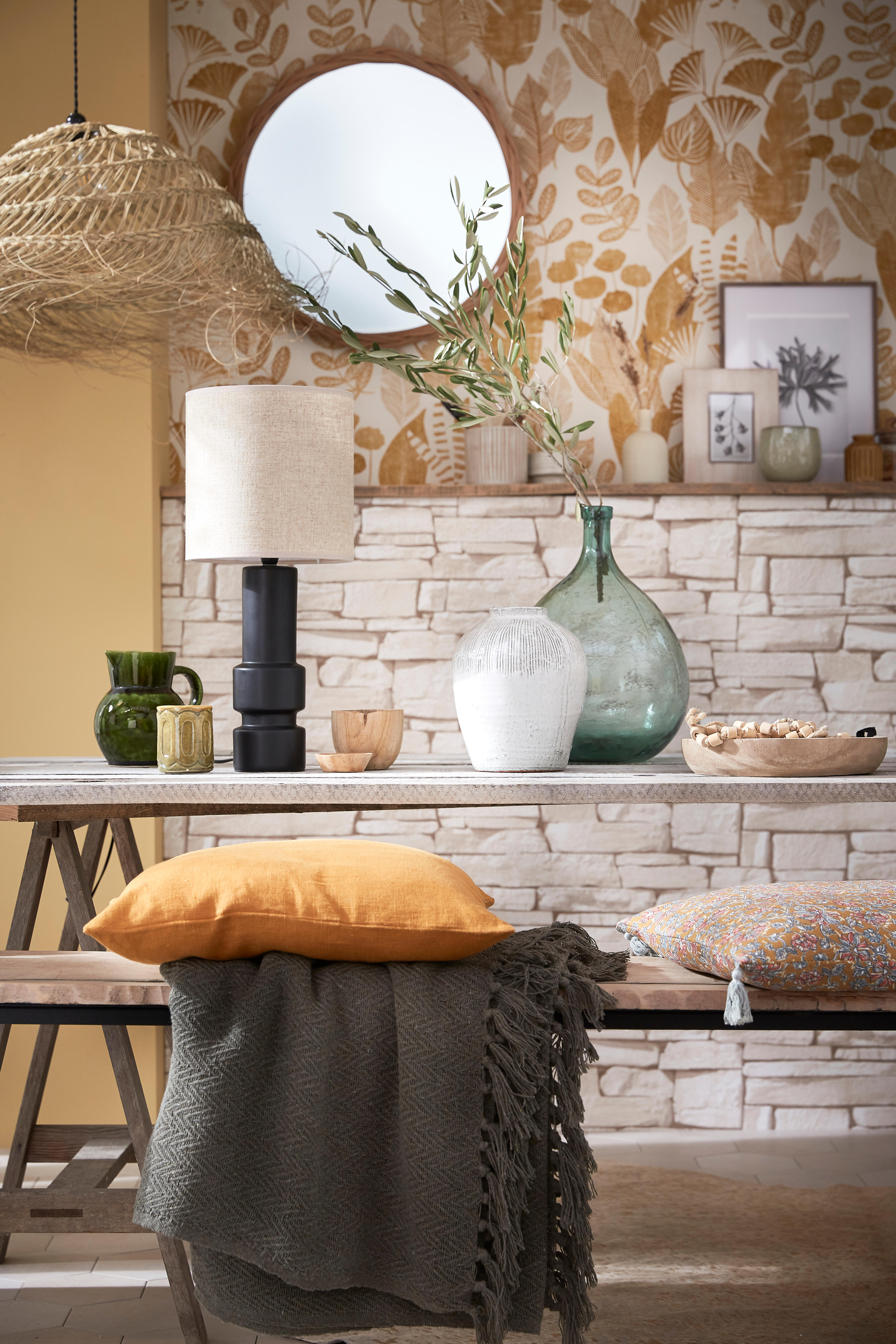 Papier peint intissé Pierre dax blanc - 6