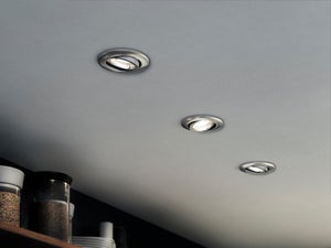 E EMOS Exclusive Focos LED Interior Techo 5W, 370lm | Ojos de Buey LED para  Techo luz blanca cálida 3000k | Juego de 3 focos empotrables LED para baño