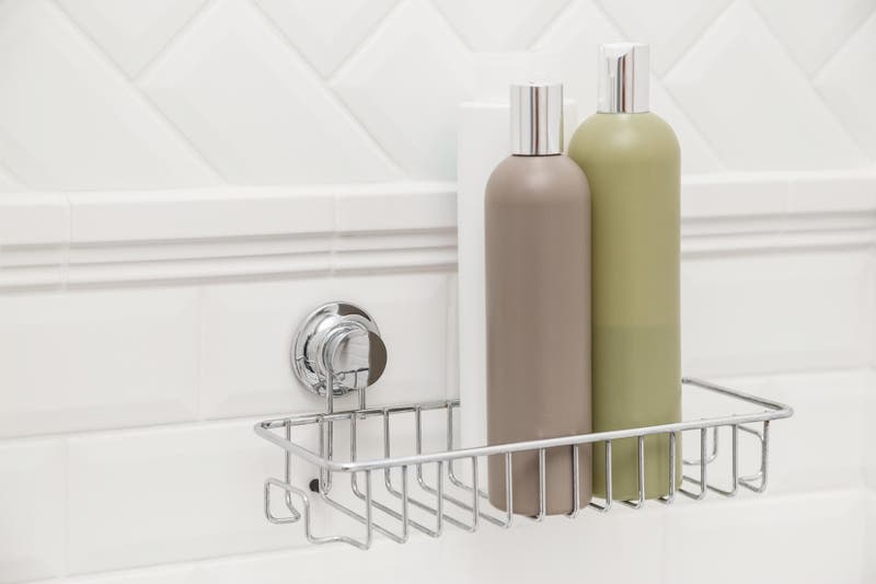Acquista Mensola da bagno, doccia, supporto ad angolo, per montaggio a  parete, per shampoo, con ventosa, senza foratura, per cucina