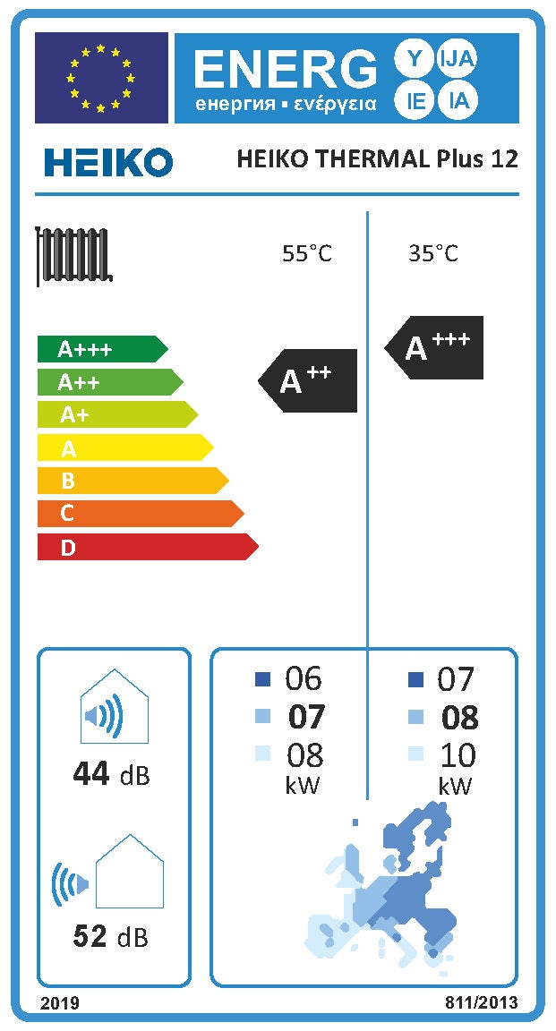 Pompa ciepła powietrzno-wodna MONOBLOK THERMAL PLUS 12kW HEIKO - 6
