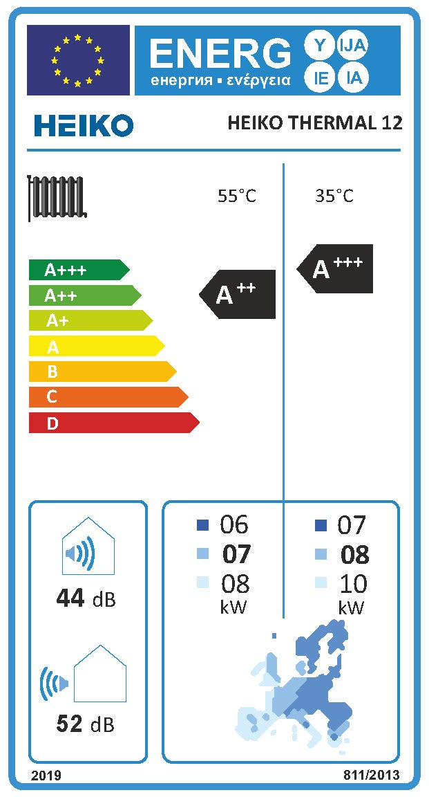 Pompa ciepła powietrzno-wodna MONOBLOK THERMAL 12kW HEIKO - 6