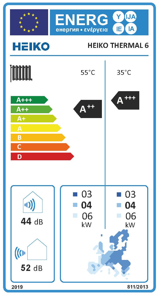 Pompa ciepła powietrzno-wodna MONOBLOK THERMAL 6kW HEIKO - 5