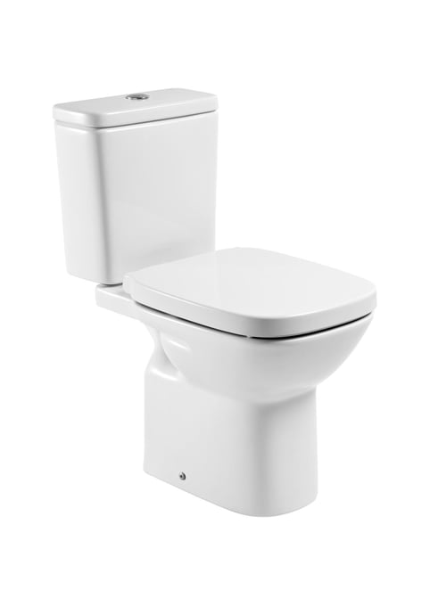 Σετ WC Roca Athena οριζόντιας αποχέτευσης με duroplast κάλυμμα