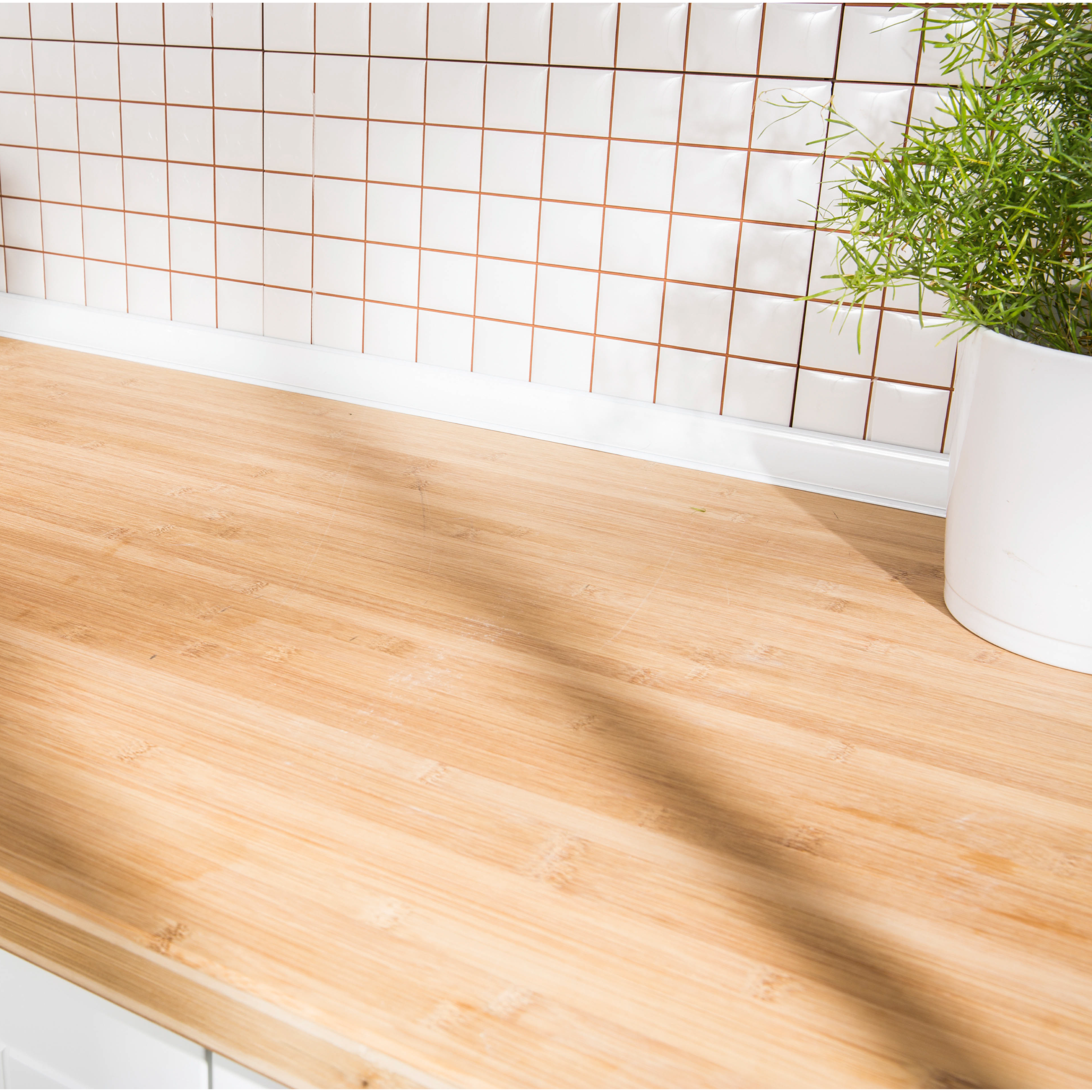Encimera de cocina alistona maciza Bamboo 245x65 cm espesor 38mm - 5