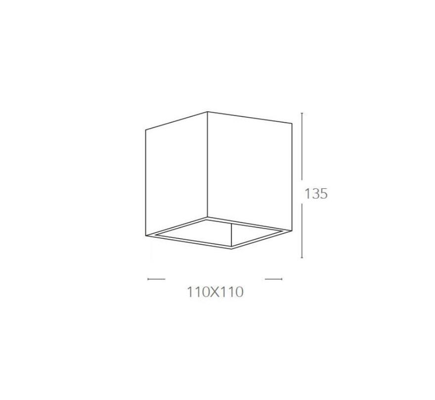 Plafoniera design Foster bianco IP20, 1XGU10 INSPIRE - 2