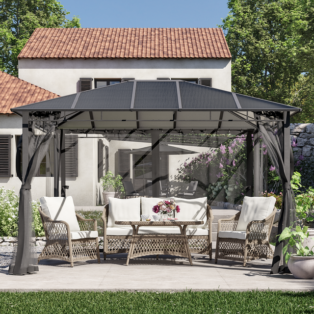 Conjunto de jardín  de aluminio para 5 comensales