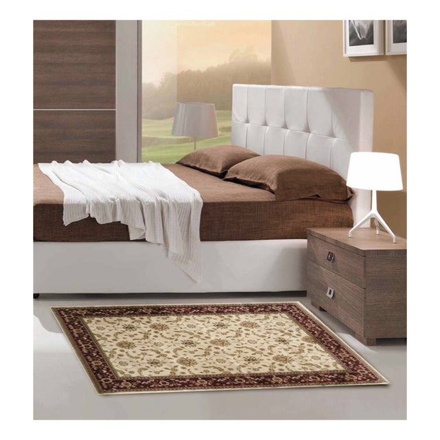 Tappeto Carrera in polipropilene beige L 120 x L 60 cm