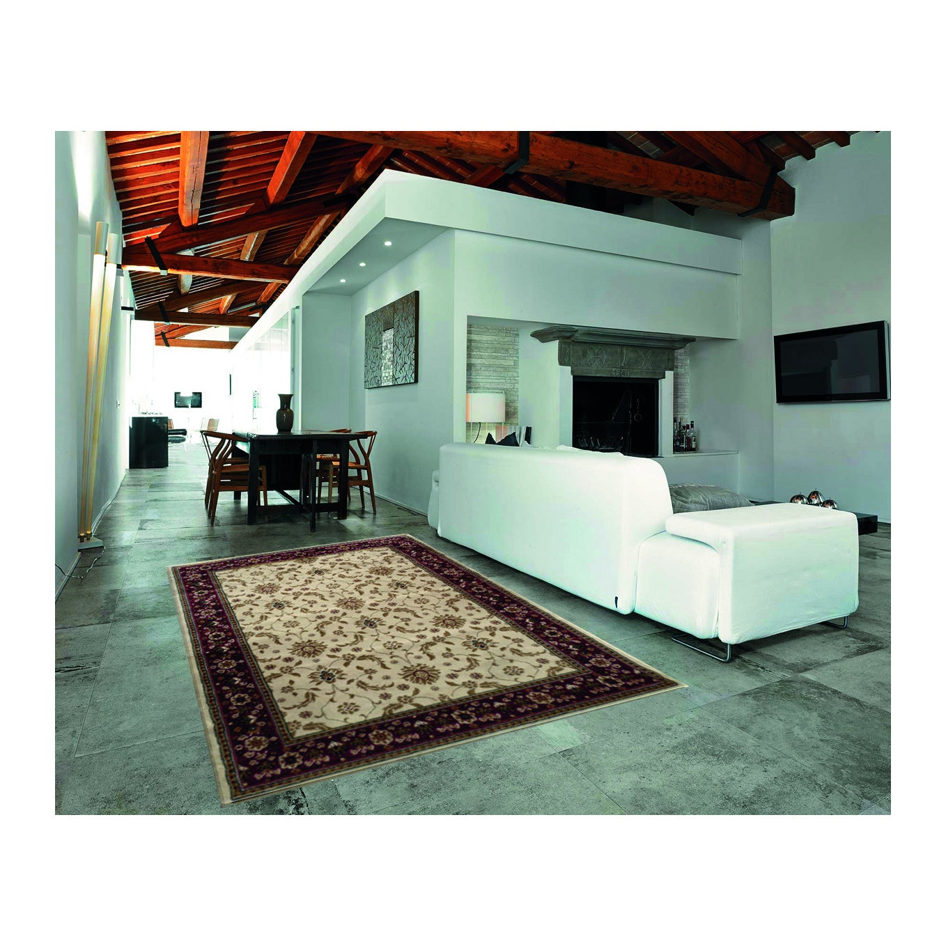 Tappeto Carrera orientale beige, L 290 x L 200 cm - 2