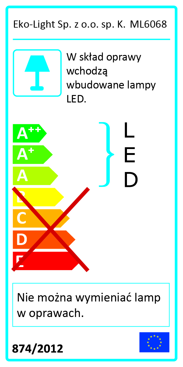 Plafon GREG IP44 33 cm 1620 lm biały LED EKO-LIGHT - 3