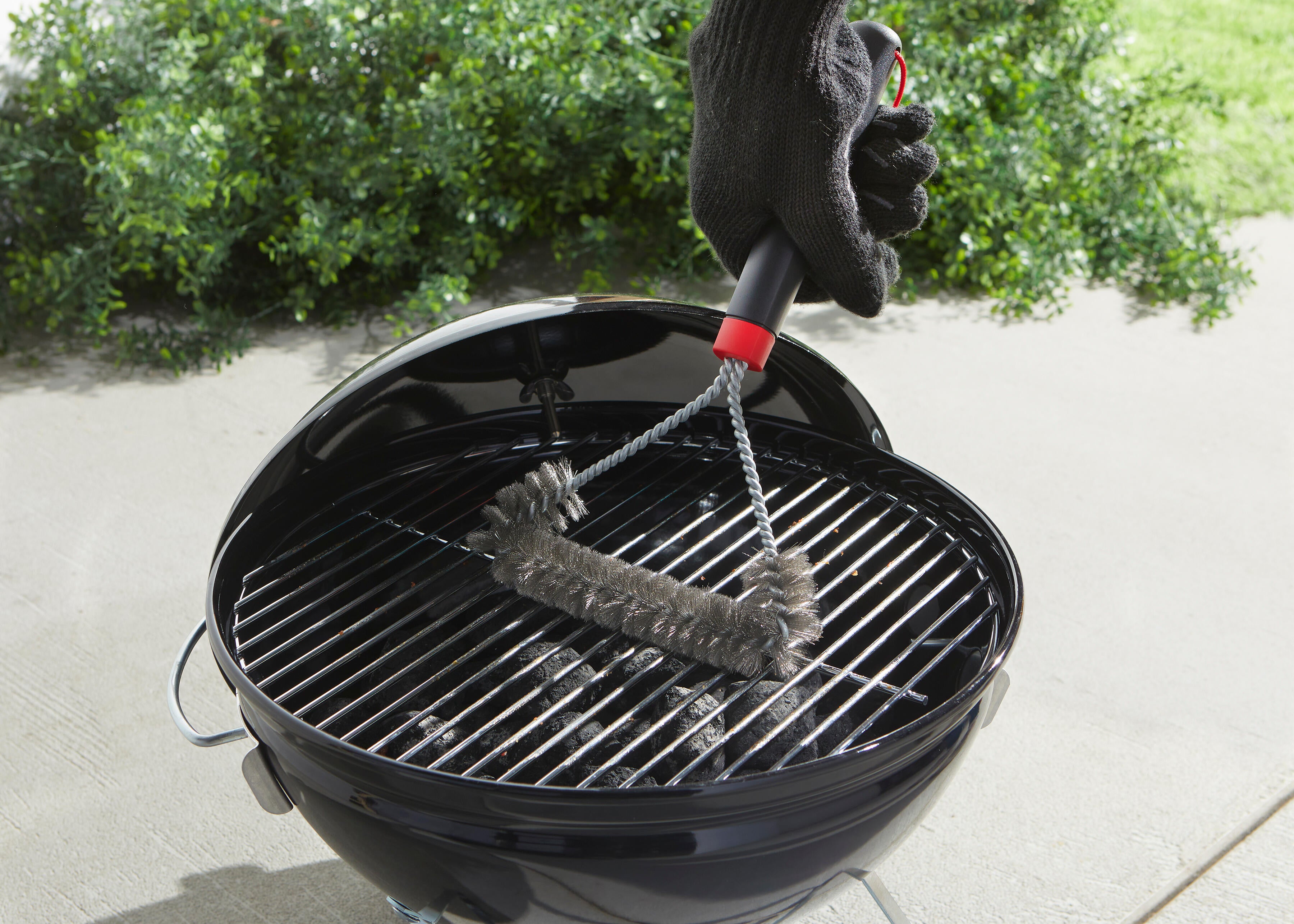 Spazzola per barbecue WEBER  piccola acciaio 30 cm - 2