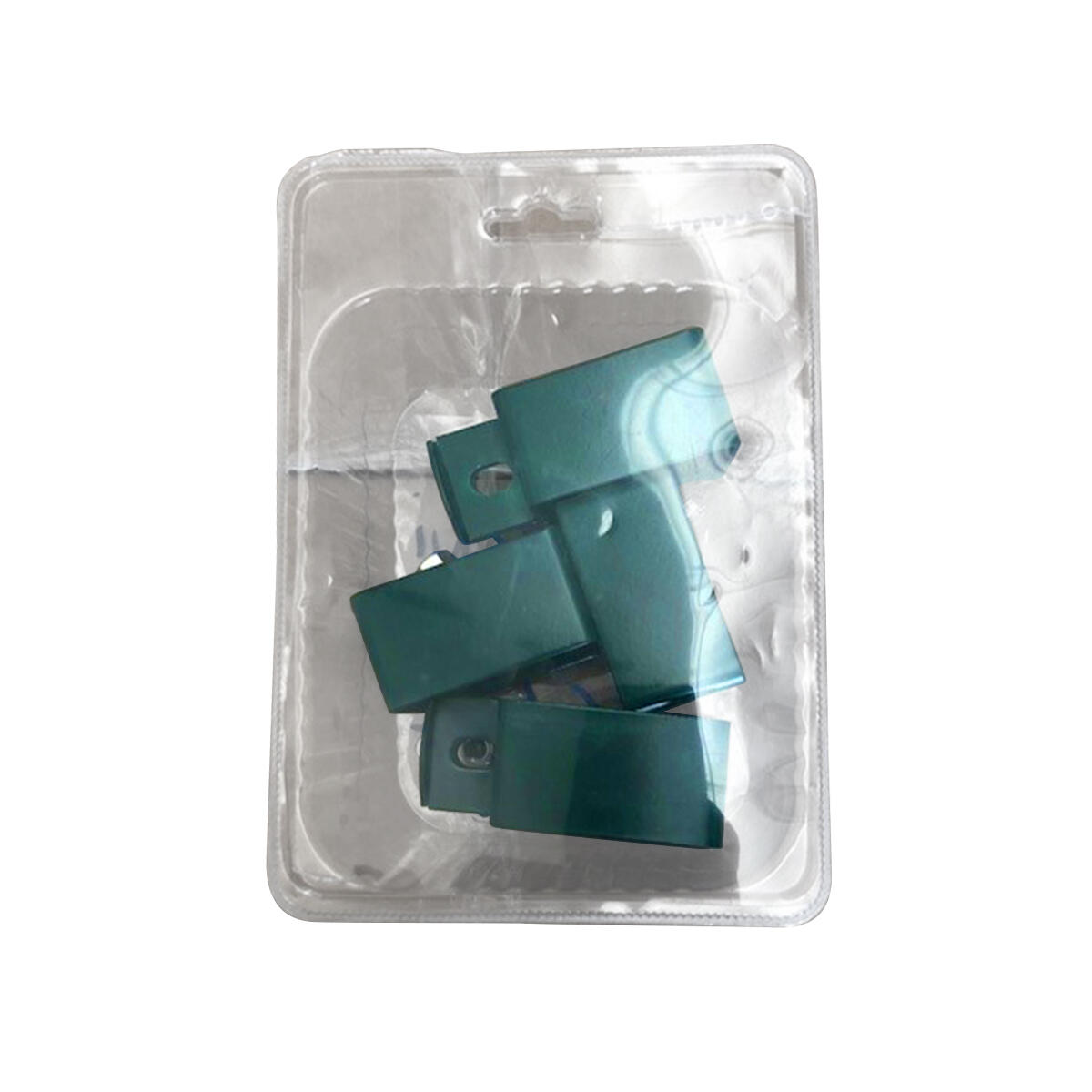 Collare di fissaggio per rete metallica in acciaio verde FERRO BULLONI per cancello quadrato L 60 x L 60 cm, pack da 4 pezzi - 3