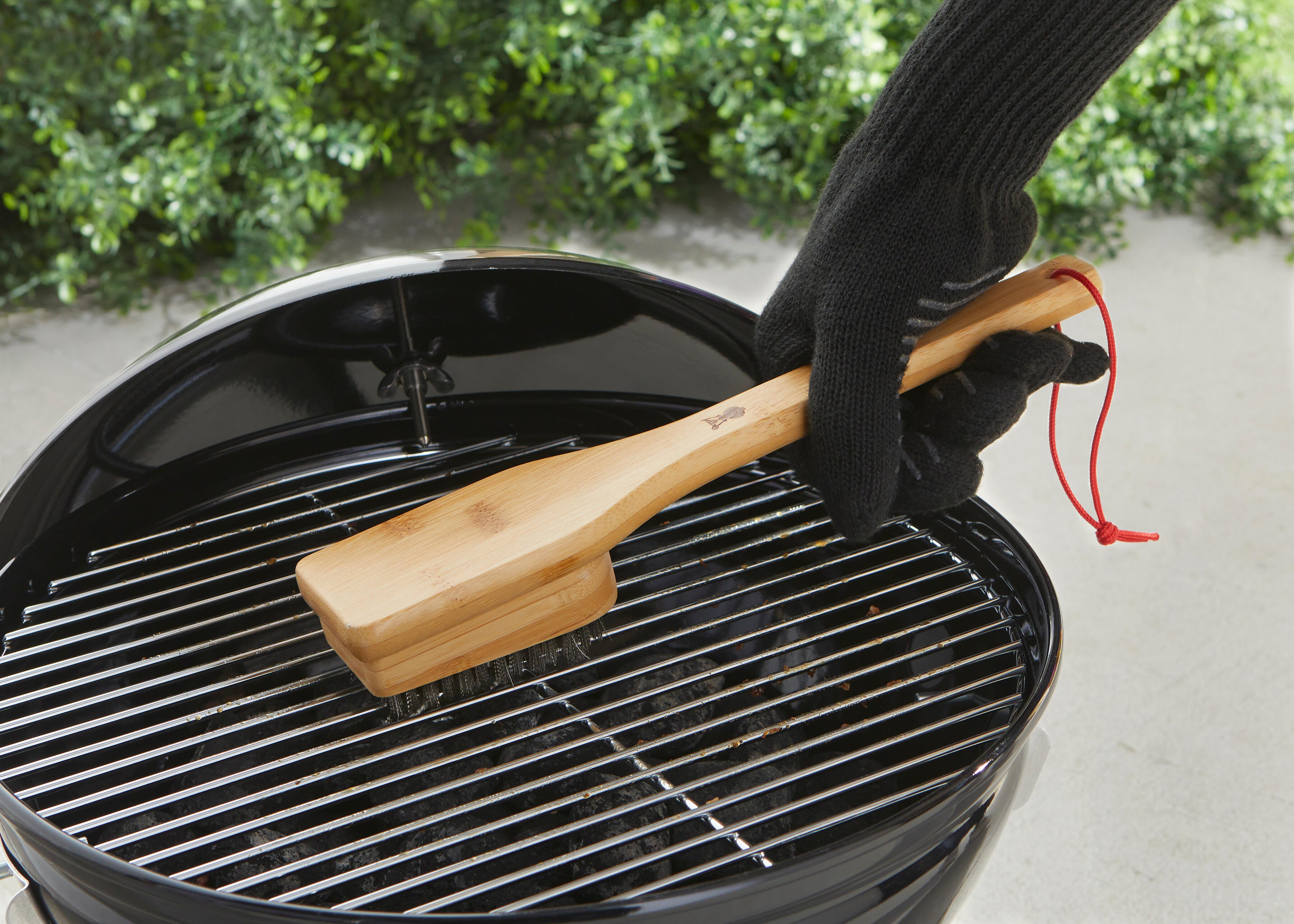 Spazzola per barbecue WEBER  piccola bamboo 30 cm - 2