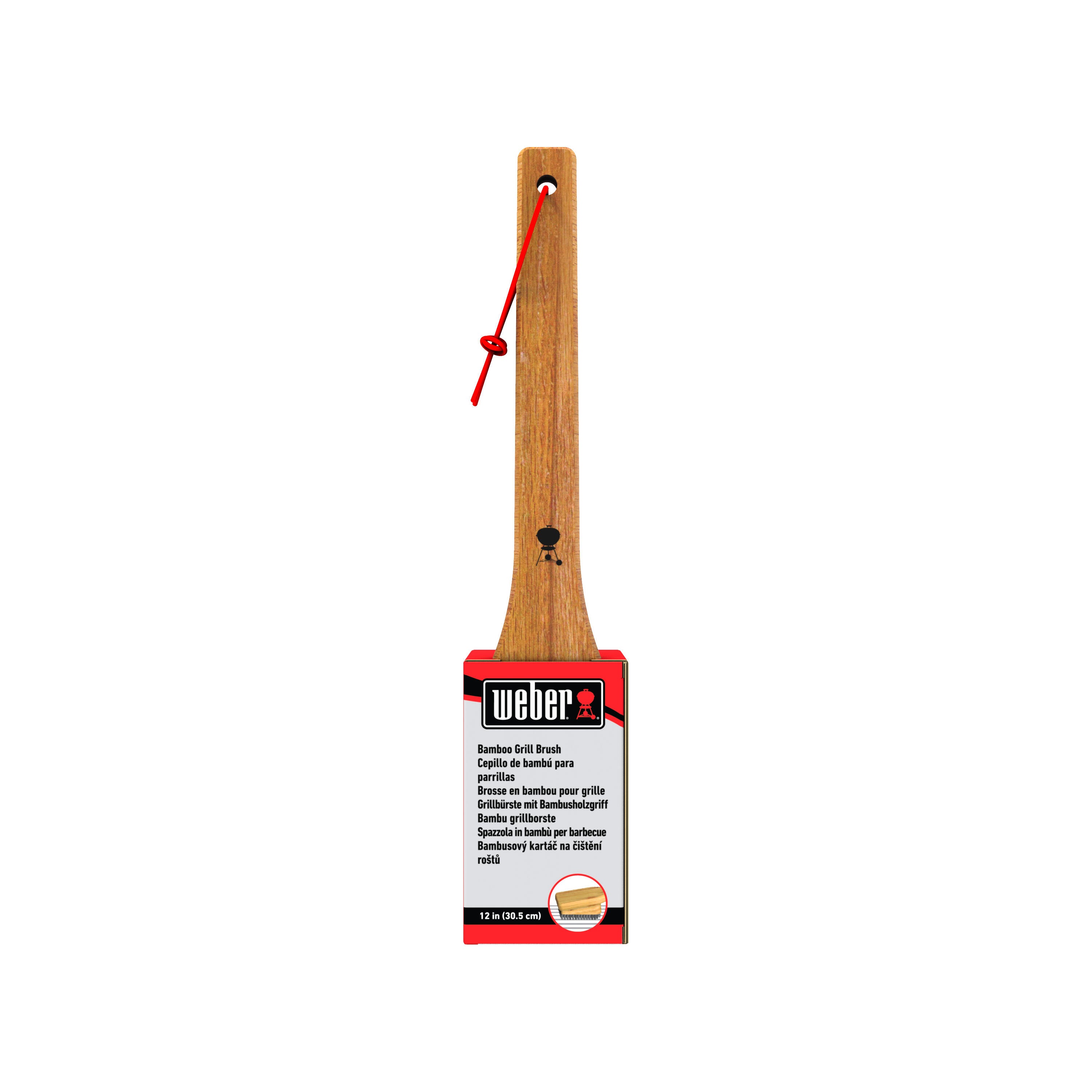 Spazzola per barbecue WEBER  piccola bamboo 30 cm - 6