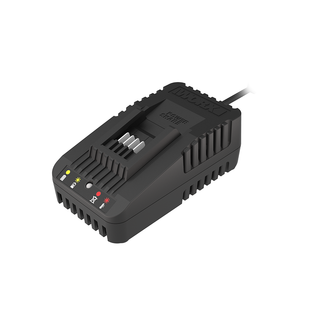 Caricabatterie Rapido WORX 20V - Ricarica Batterie Litio In 1 Ora - Compatibile Con Tutti Gli Attrezzi WORX PowerShare - Foto 11