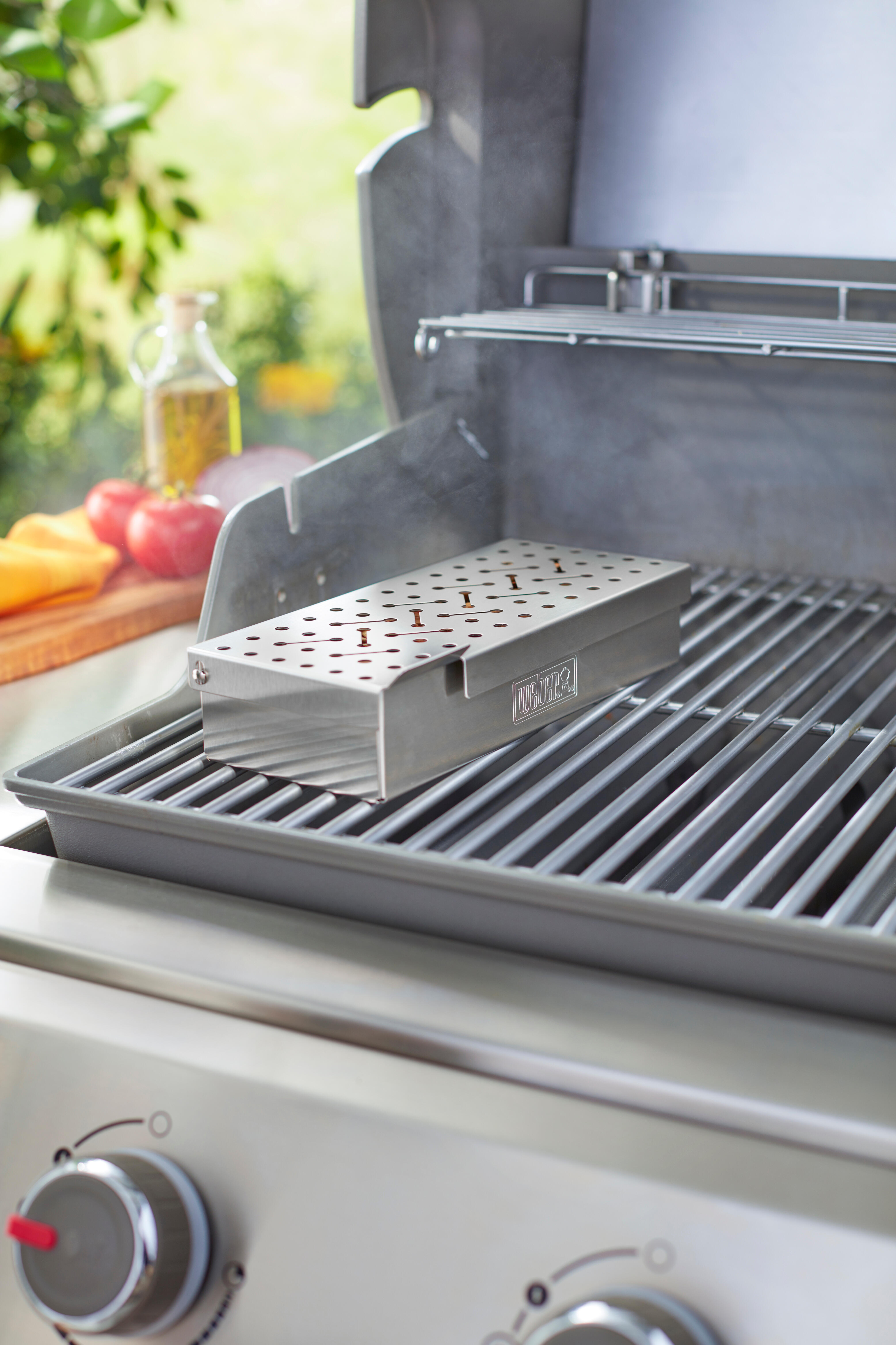Box affumicatura in inox WEBER L 28.2 x L 6.5 x H 6.5 cm - 10