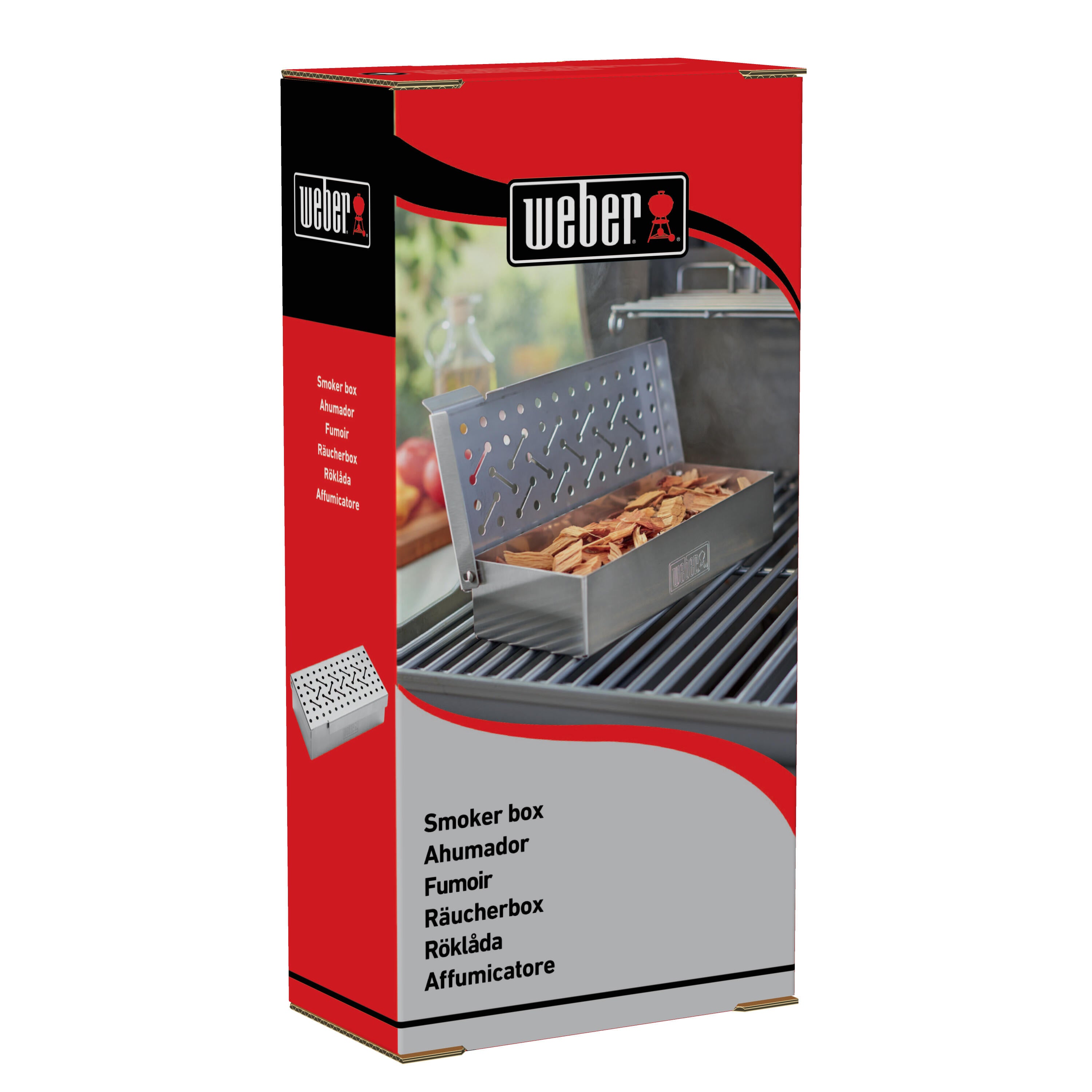 Box affumicatura in inox WEBER L 28.2 x L 6.5 x H 6.5 cm - 13
